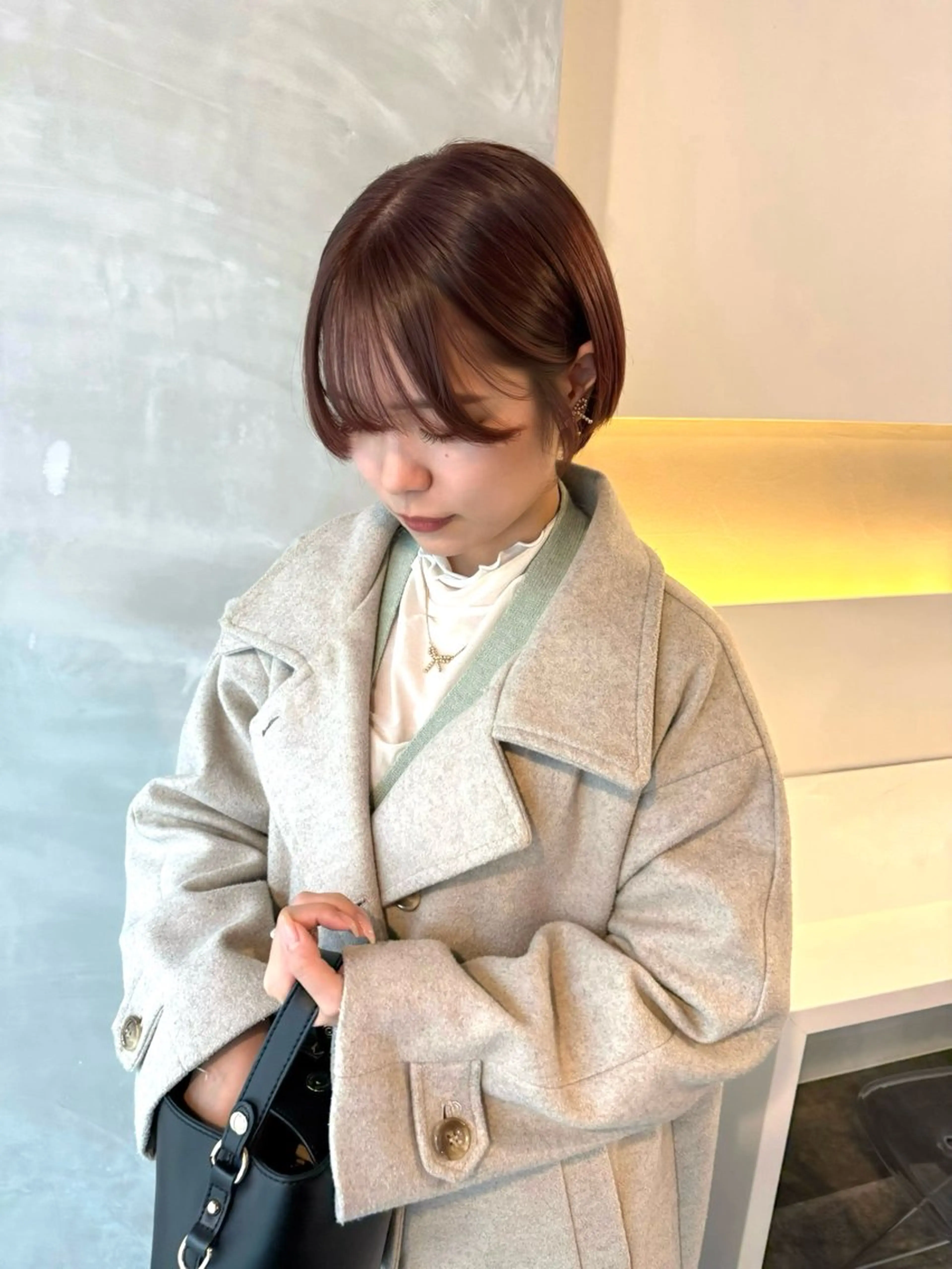 ショート カラー カット ヘアカラー トリートメント funo. /透明感カラーのヘアスタイル