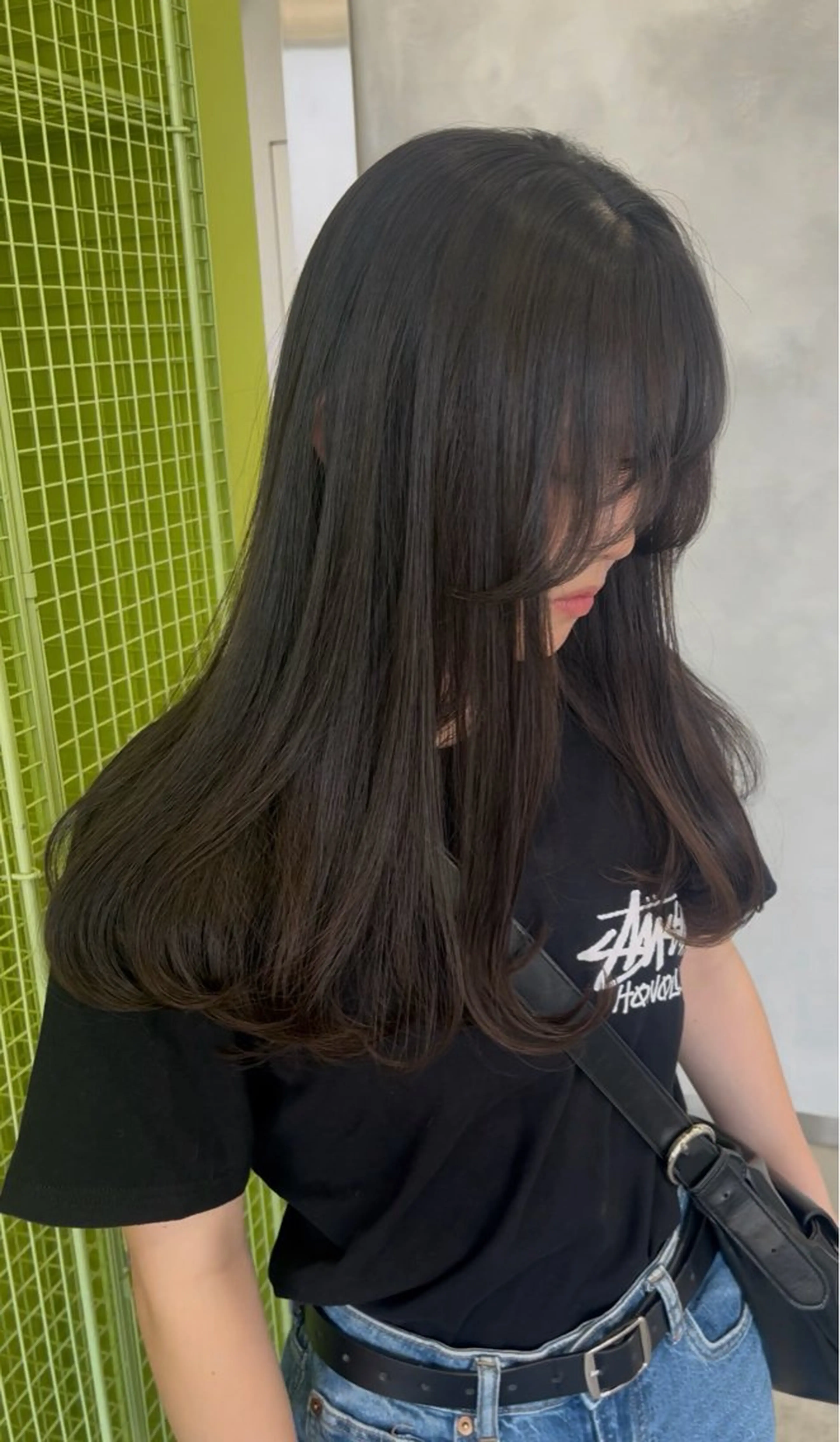 ロング 縮毛矯正 トリートメント 寺島 理菜のヘアスタイル