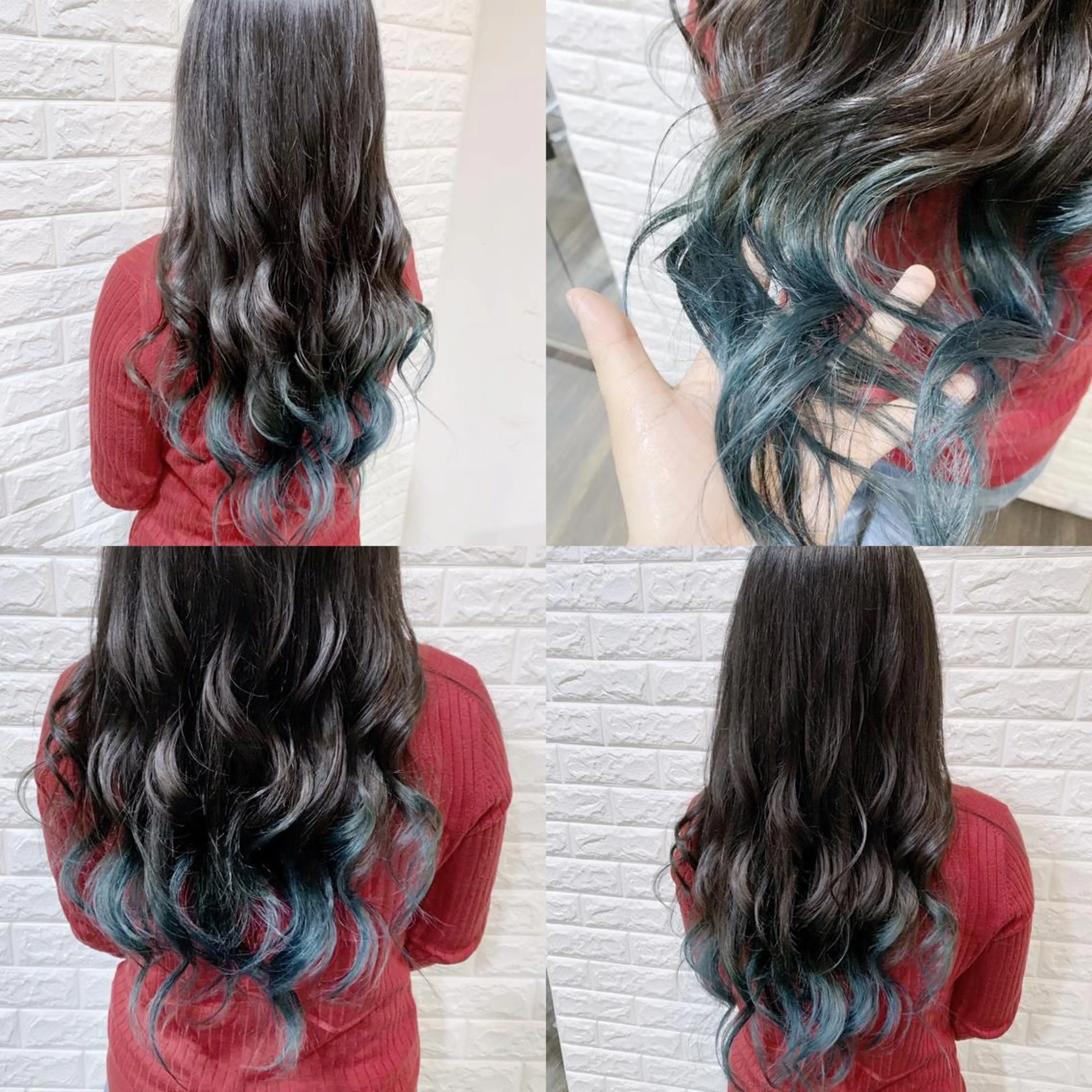 ミディアム カラー ヘアアレンジ グラデーションカラー 🌿‬ ܸAir 透明感🌱西村知佳のヘアスタイル