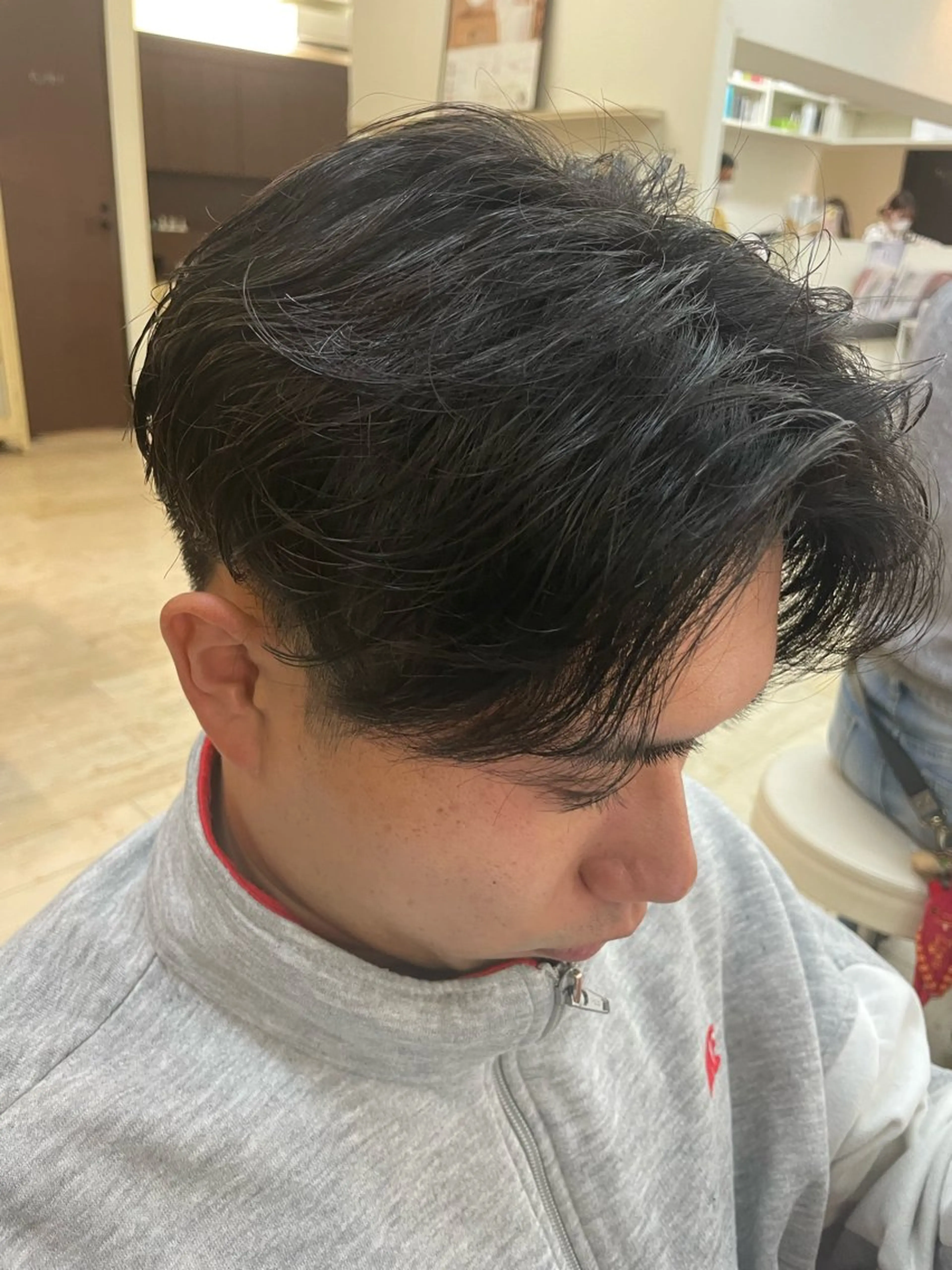 メンズ ルプラボウ/レイヤー /メンズパーマ/真由のヘアスタイル