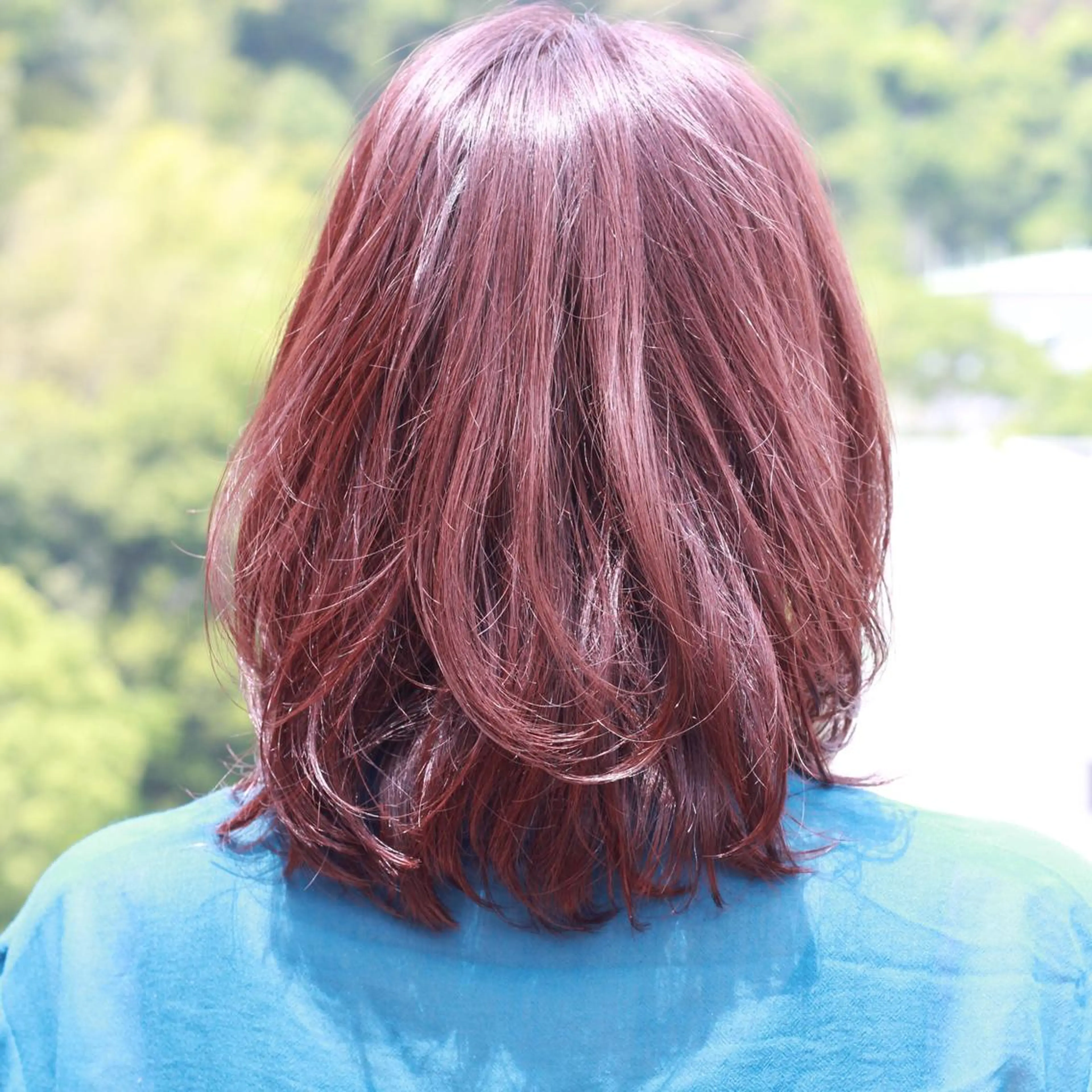 ミディアム カラー ピンクカラー ヘアカラー Viage （ビアージュ）のヘアスタイル