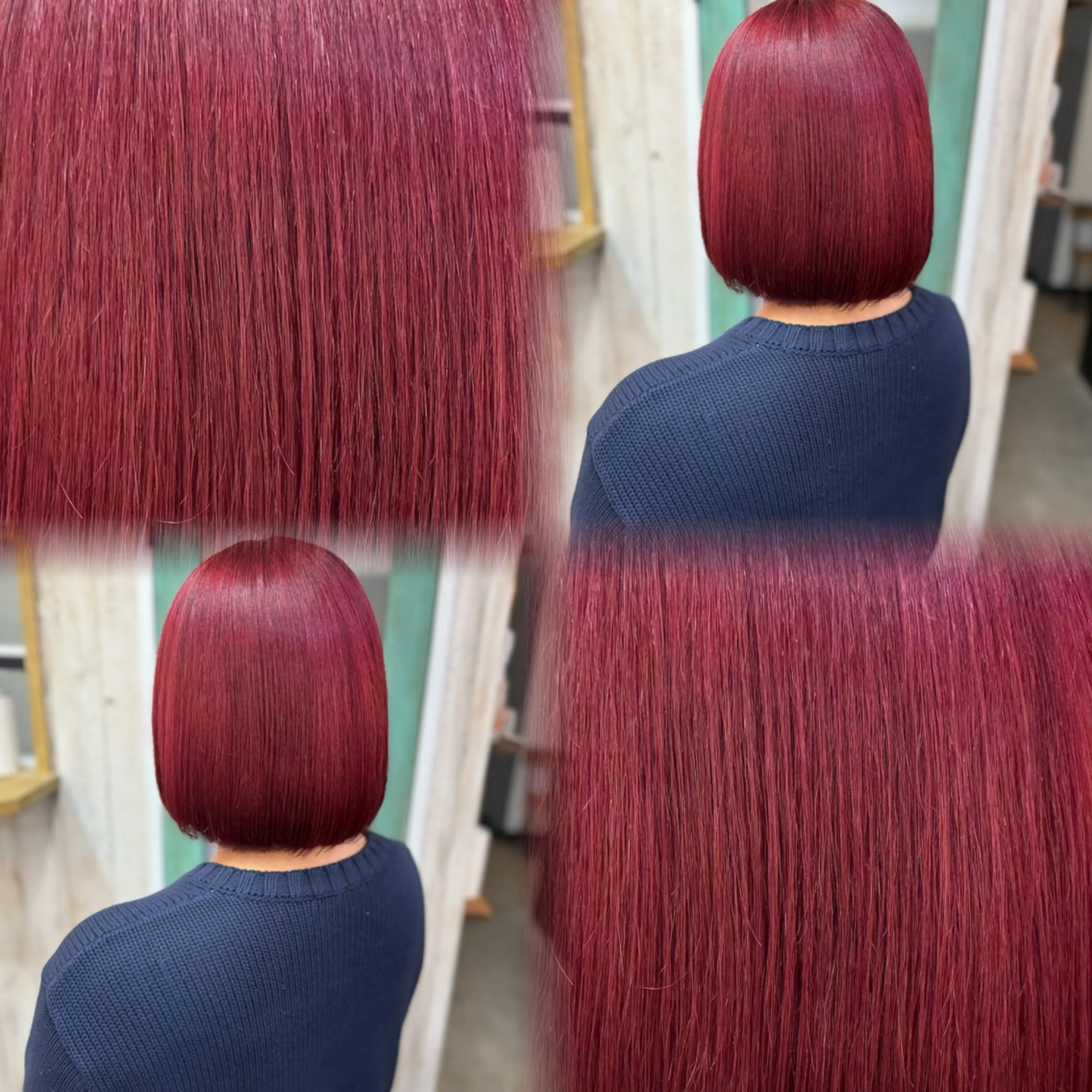 ショート カラー ヘアカラー トリートメント 髙橋 李里亜のヘアスタイル