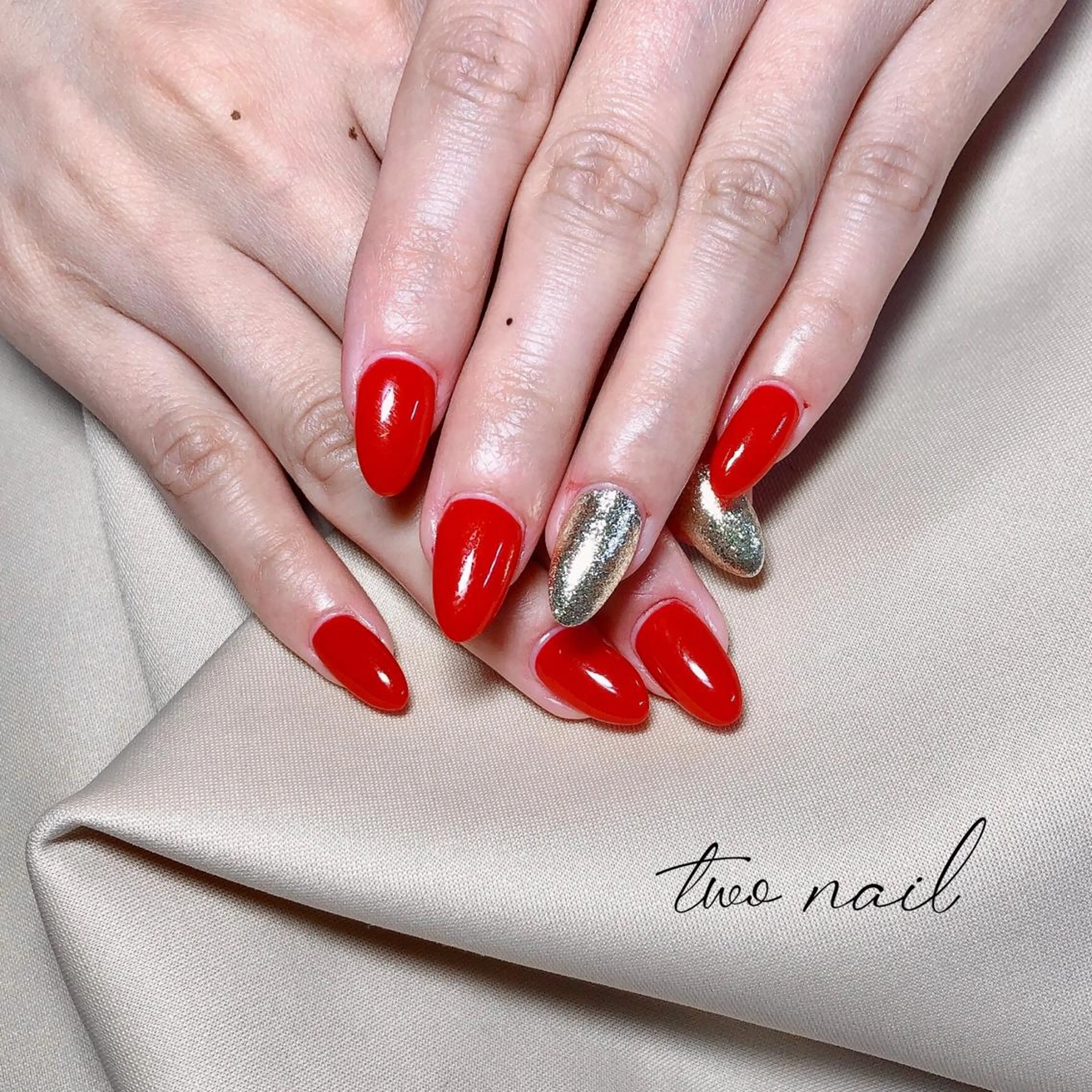 ネイル アートネイル フットネイル ハート ニュアンスネイル ホワイト ハンドネイル two nailのネイルデザイン