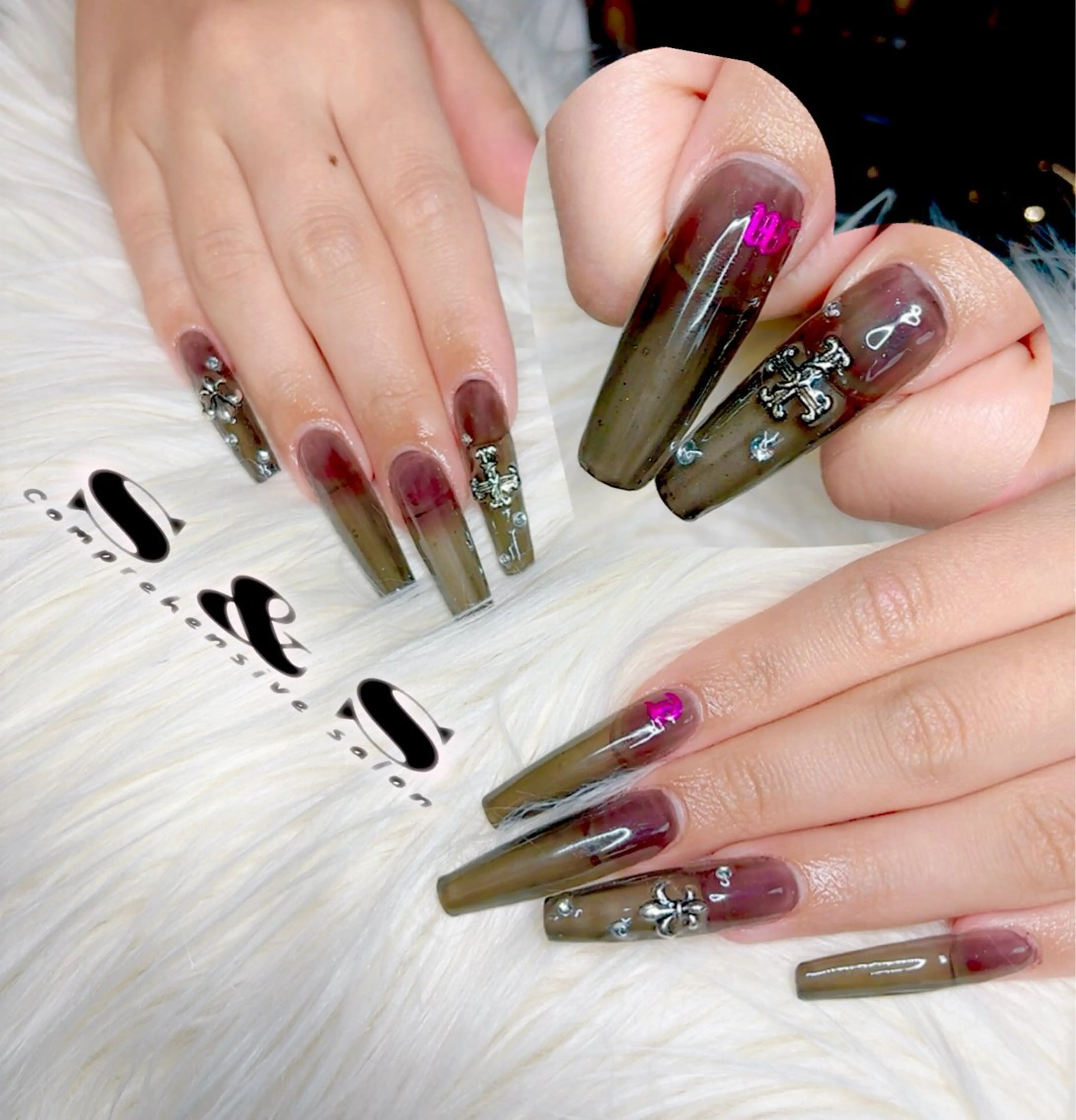 ネイル 長さ出し メンズネイル 持ち込み S&S 村田小百合のネイルデザイン