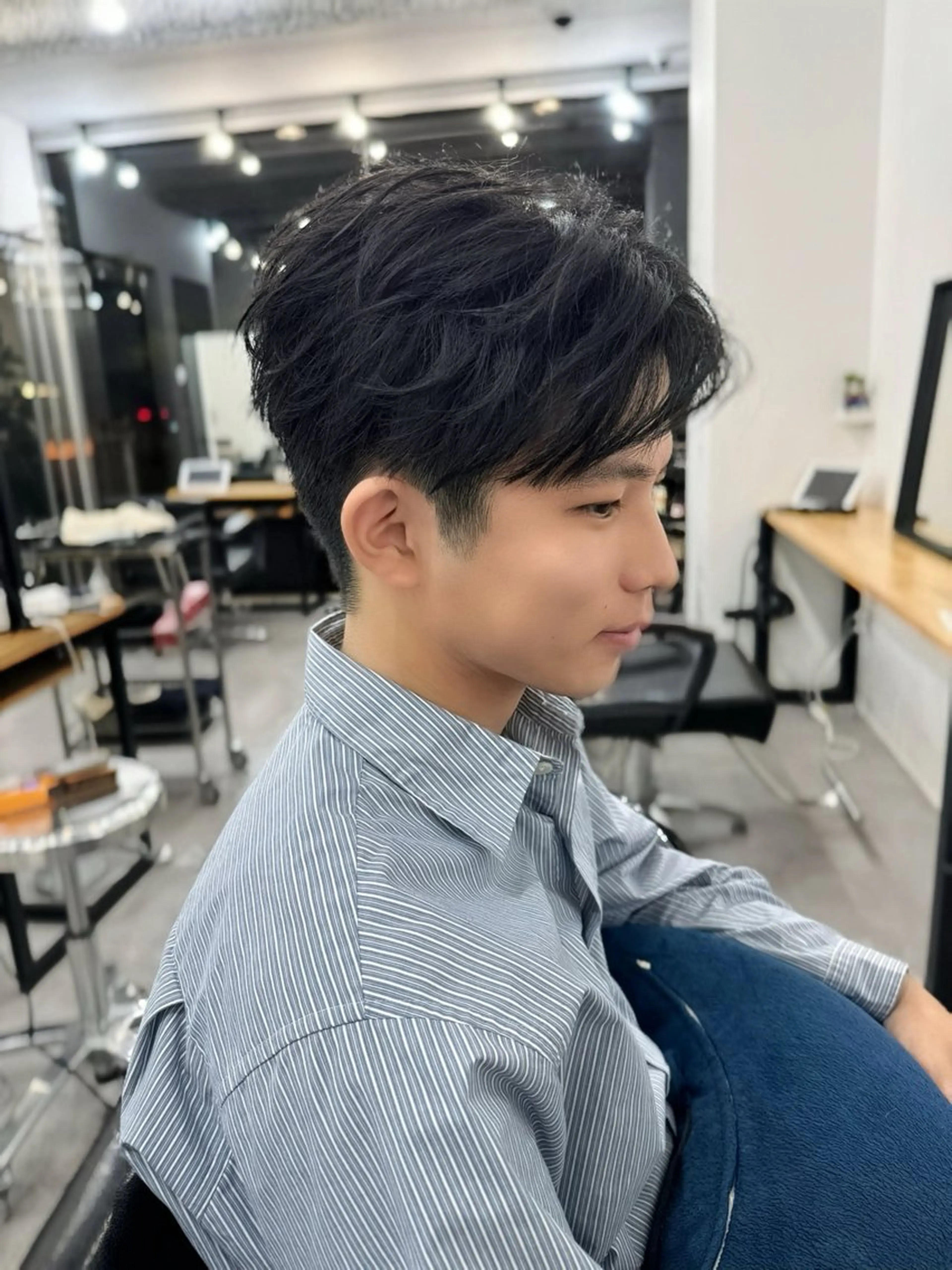 メンズ kiti SAKAE所属・のり/顔まわり/韓国 /レイヤーカットのヘアスタイル