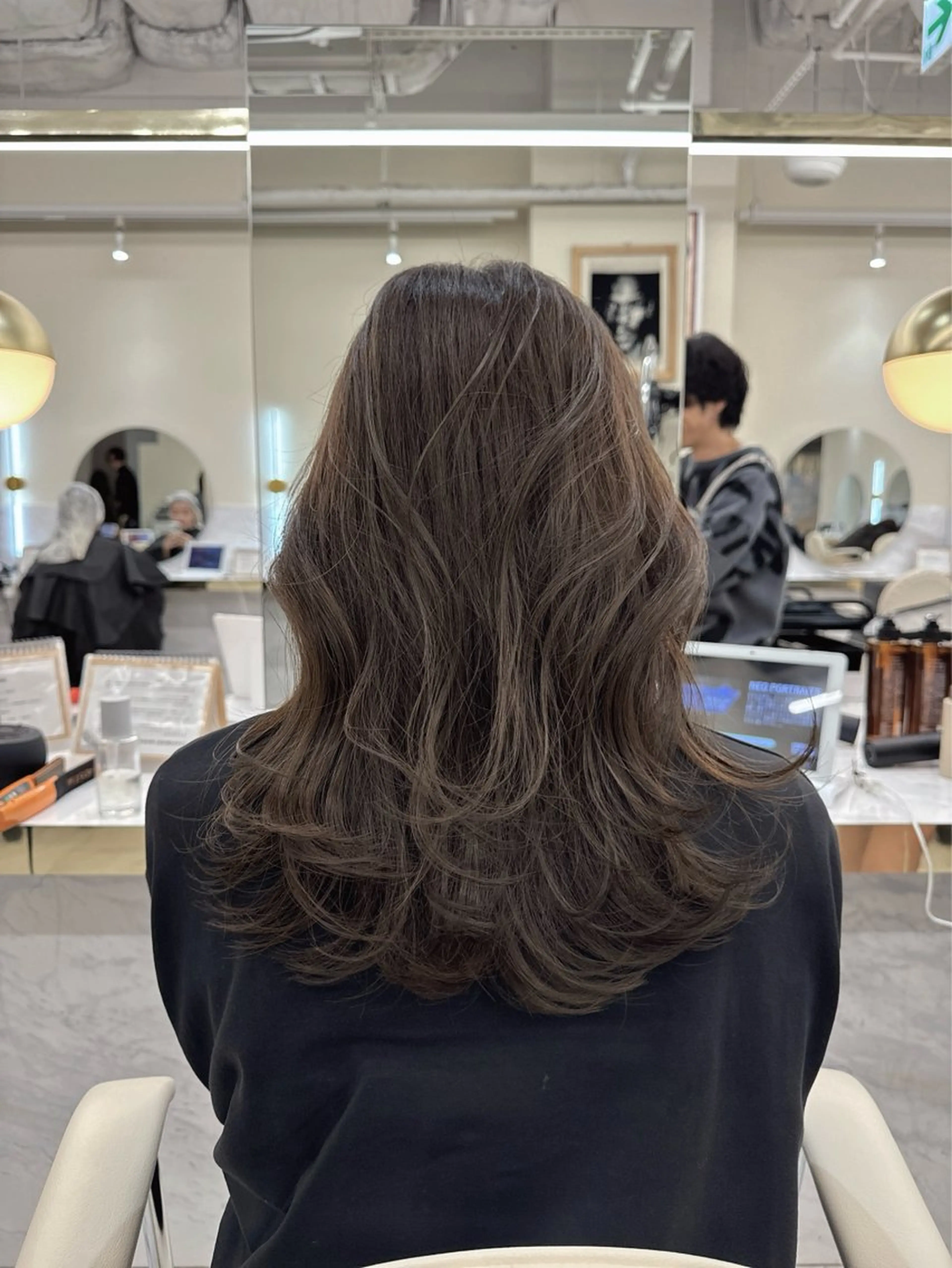 ミディアム カラー ヘアアレンジ 透明感カラー オリーブカラー 髪質改善 カット ヘアカラー トリートメント ヘアセット 髪質改善特化 🫧松野力也のヘアスタイル