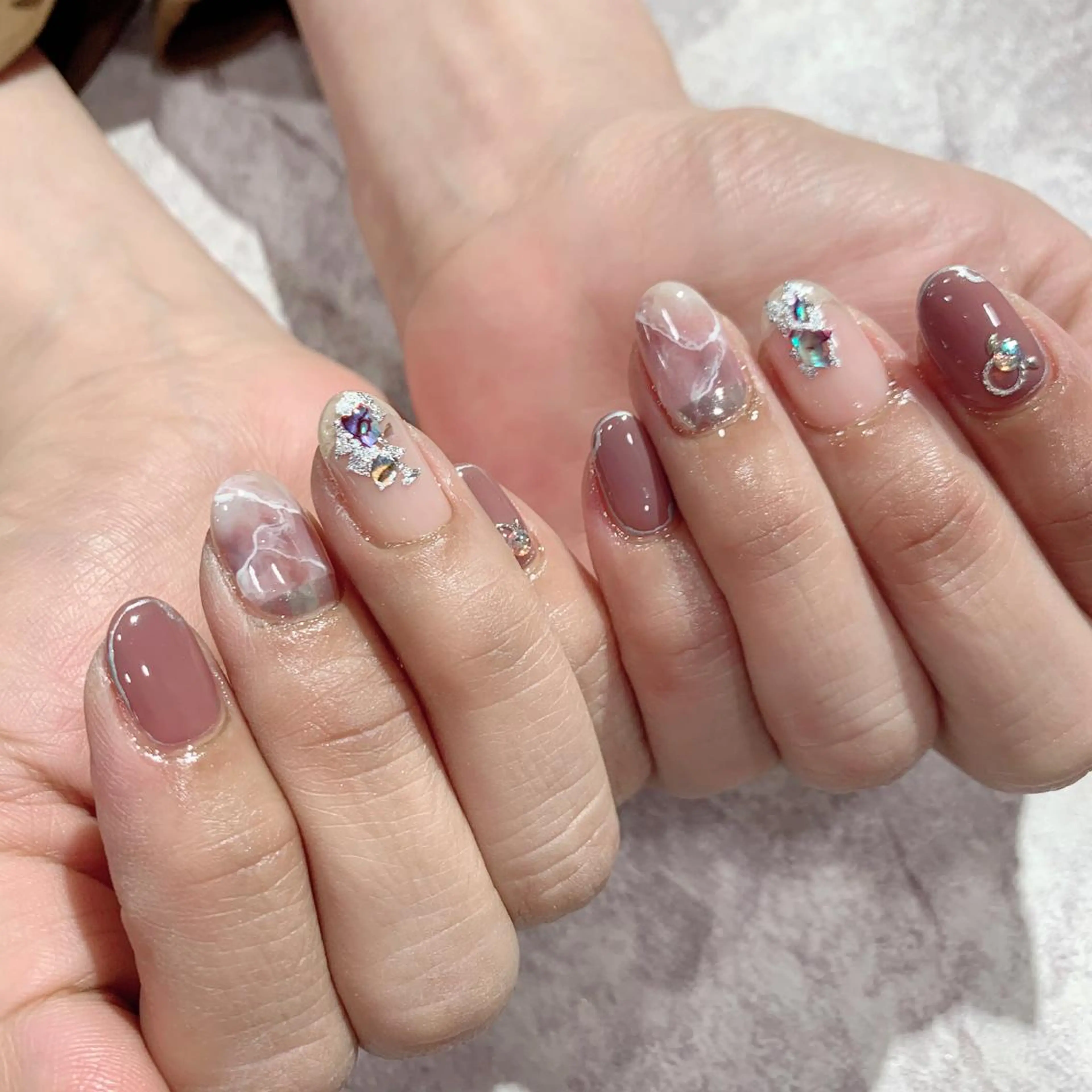 ネイル ニュアンスネイル 春日井ネイルサロン iroのネイルデザイン