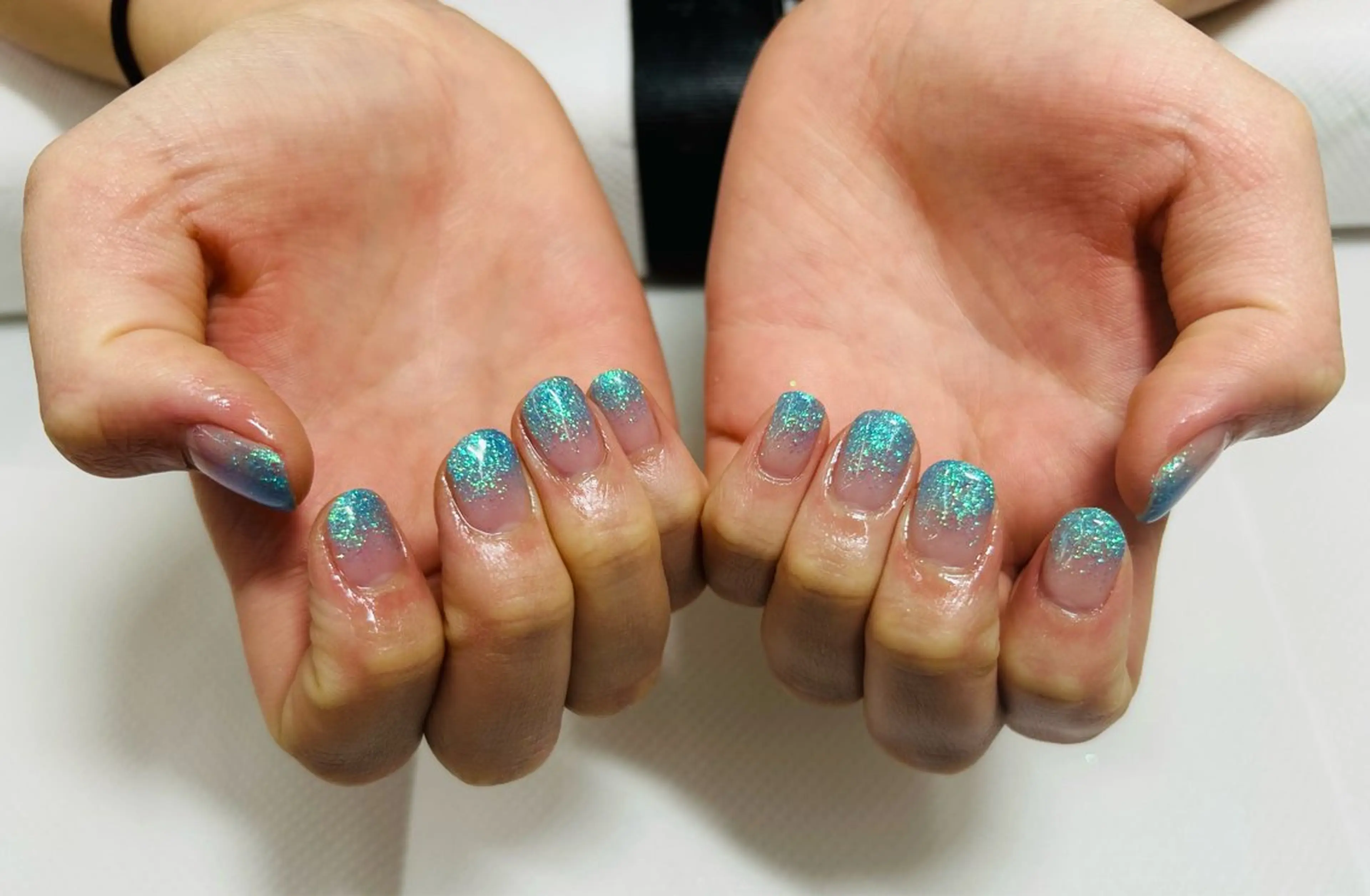 ハンド ラメグラデーション 【オフあり】の写真