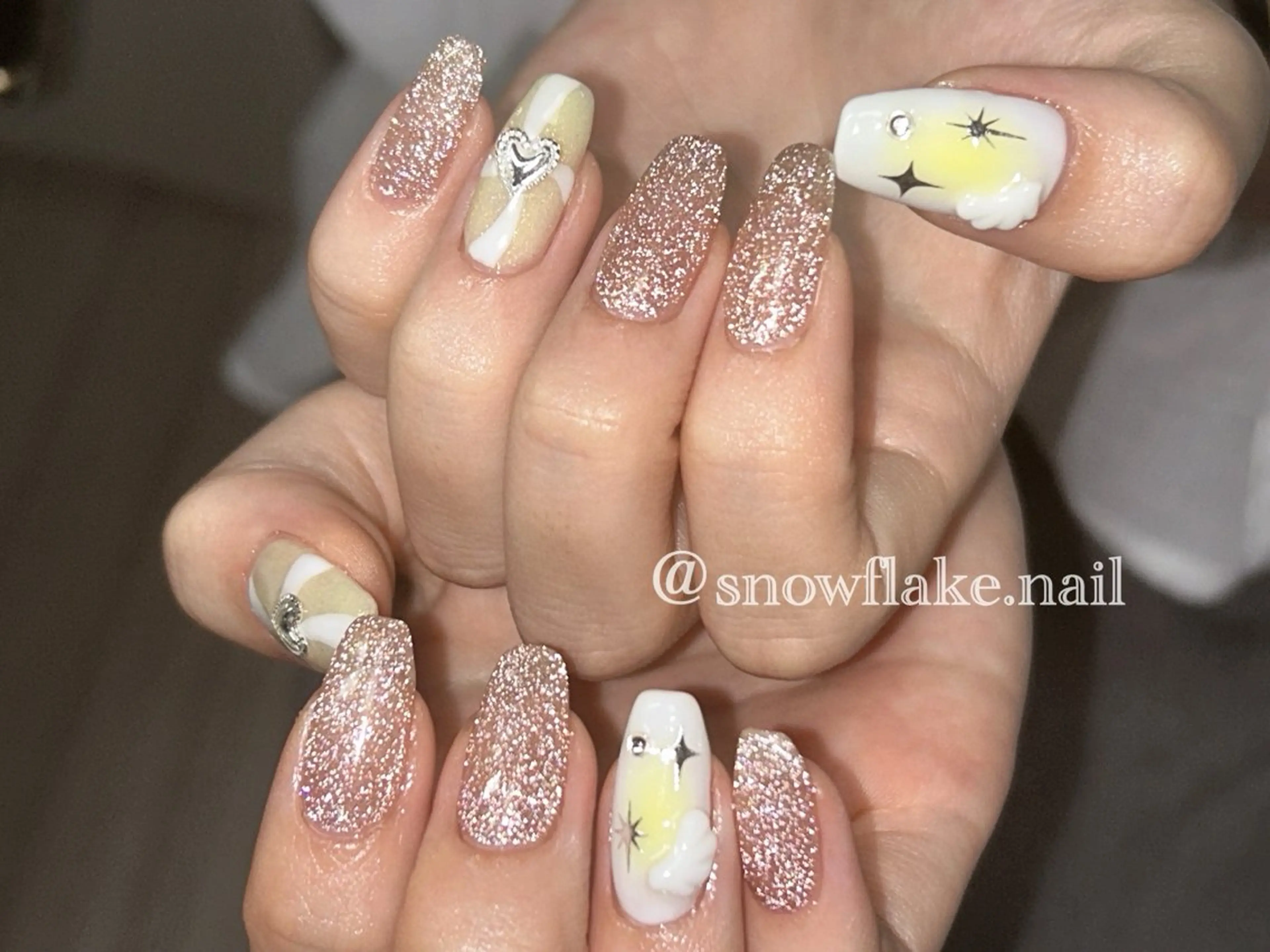 ネイル Snow flake 🫧YUKIのネイルデザイン