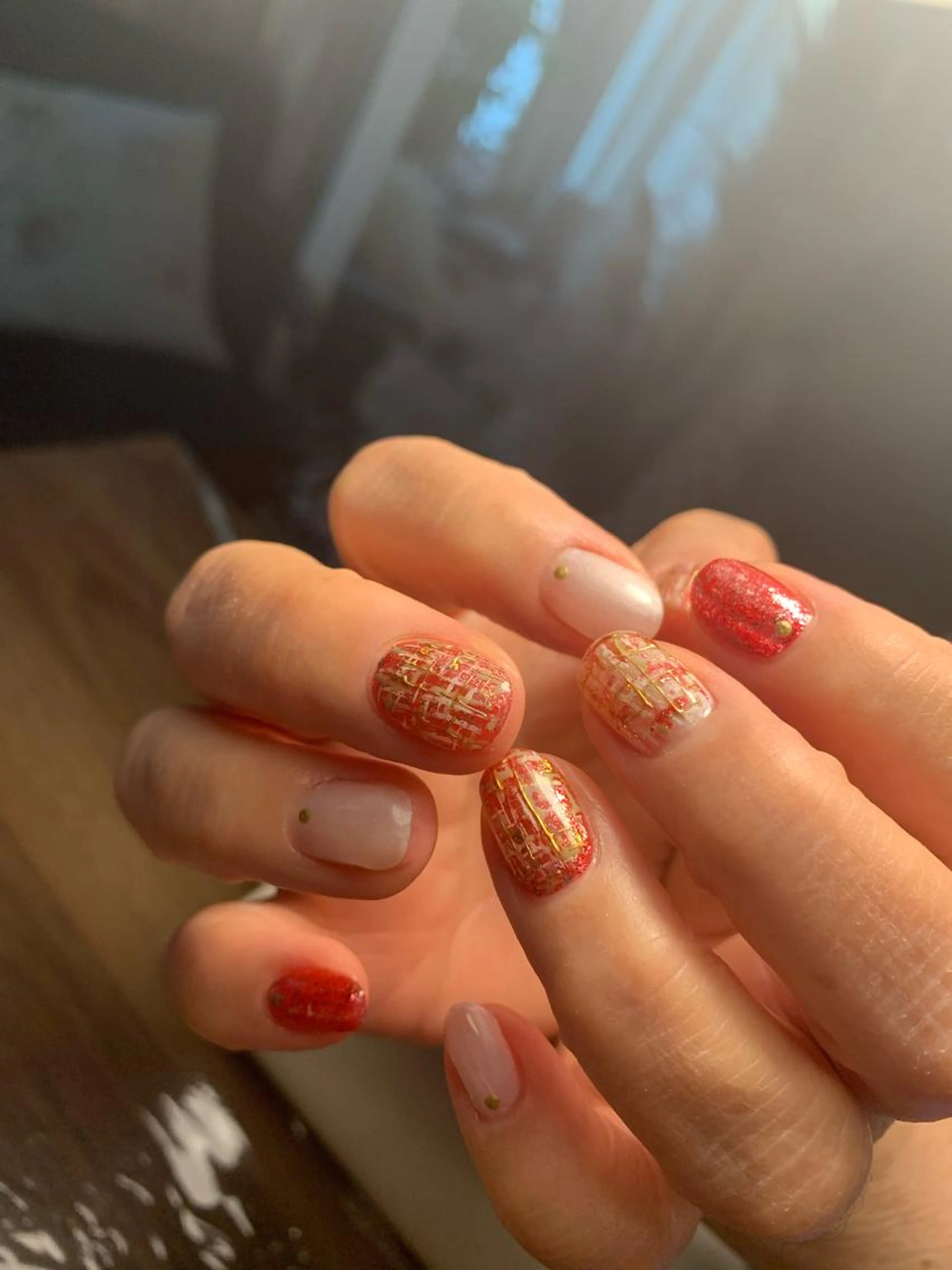 シンプルアート【メインアート　2本】　　　　　　　　　　　ハンドケア込み⭐️の写真