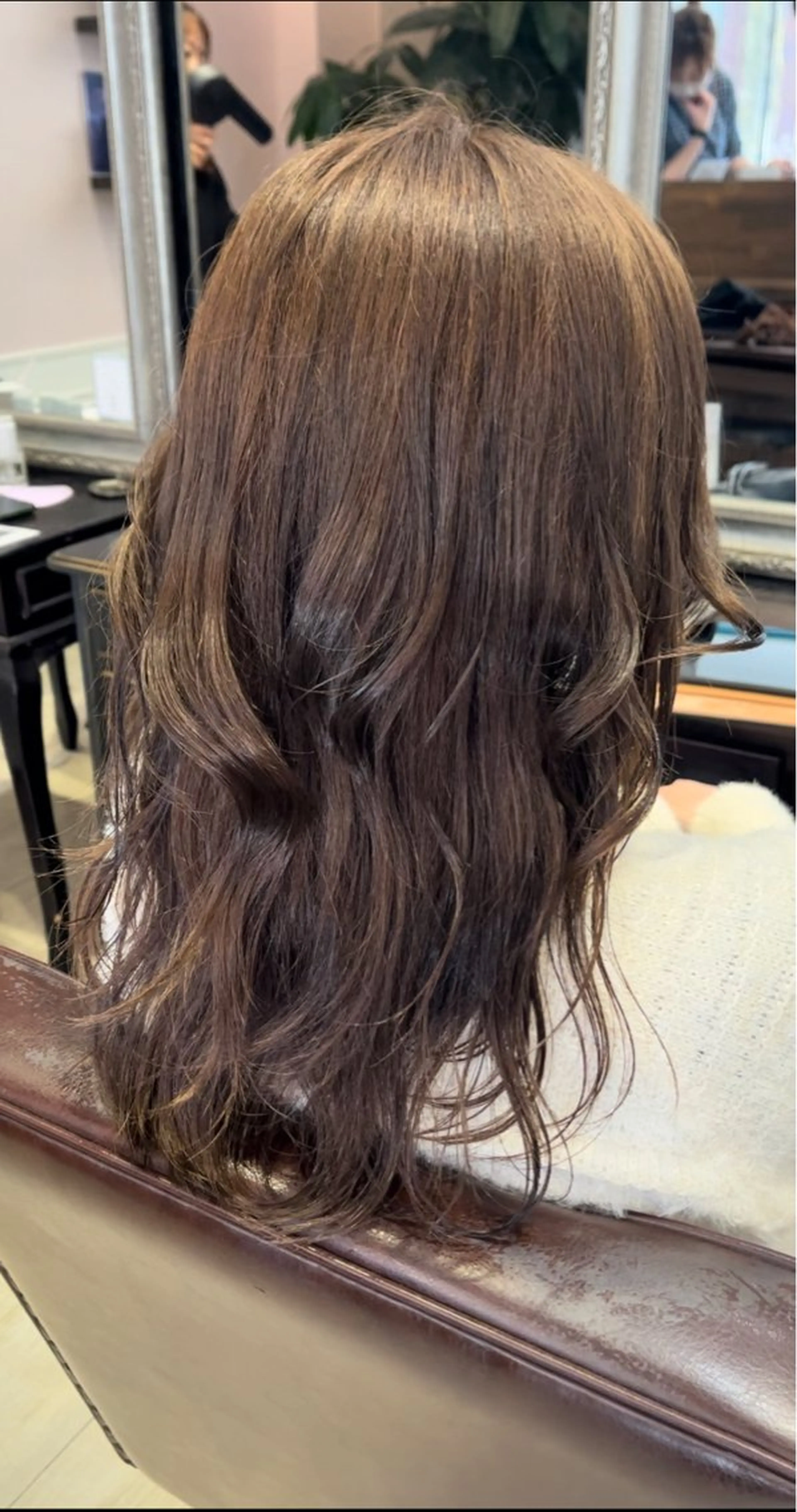 ロング カラー グレージュ カット ヘアカラー レイヤー/透明感/髪 質改善/メンズ/佐藤のヘアスタイル