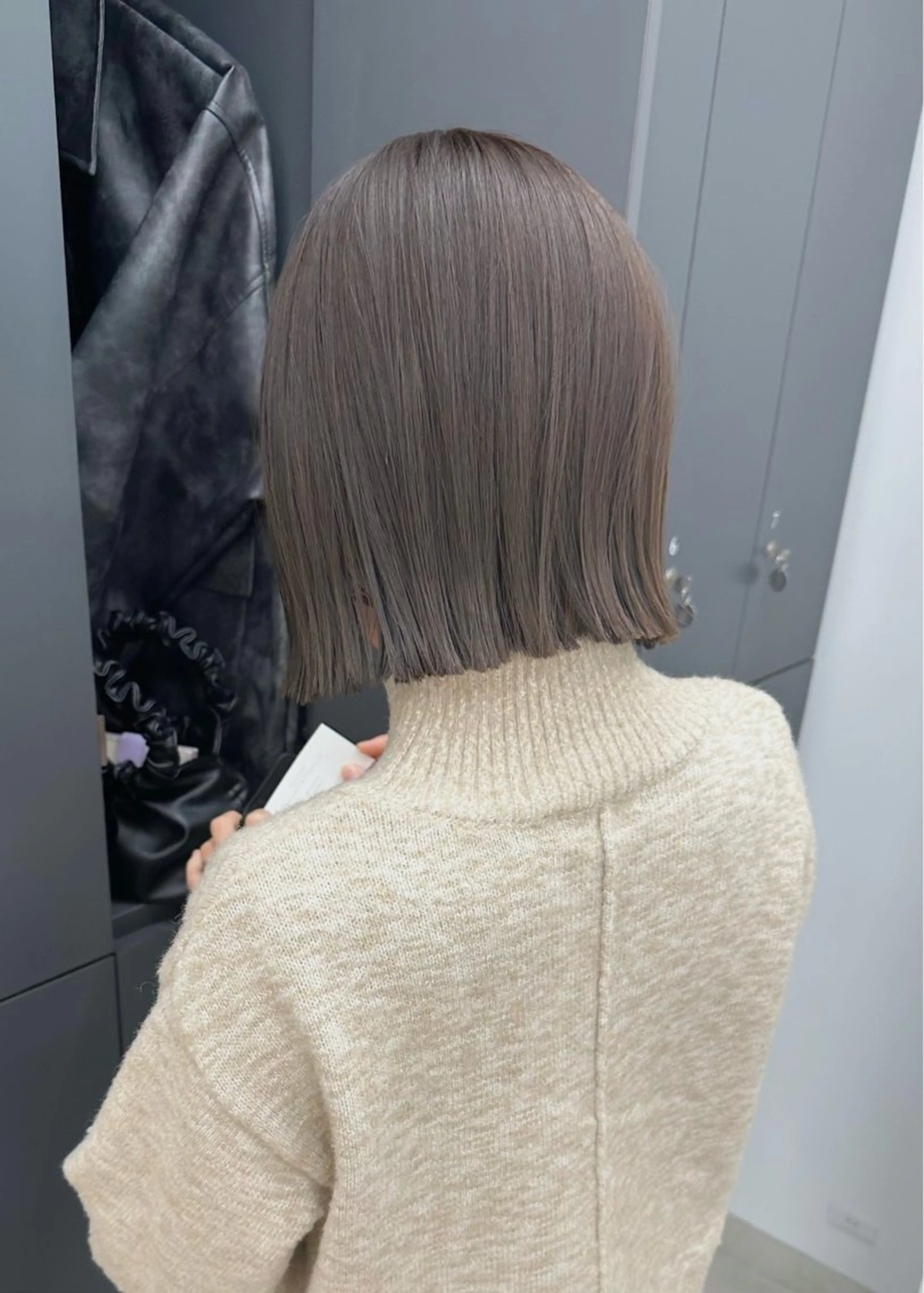 ミディアム カラー MAEUL NAGOYA所属・レイヤーボブ/名駅/ くびれボブ/縮毛矯正のヘアスタイル