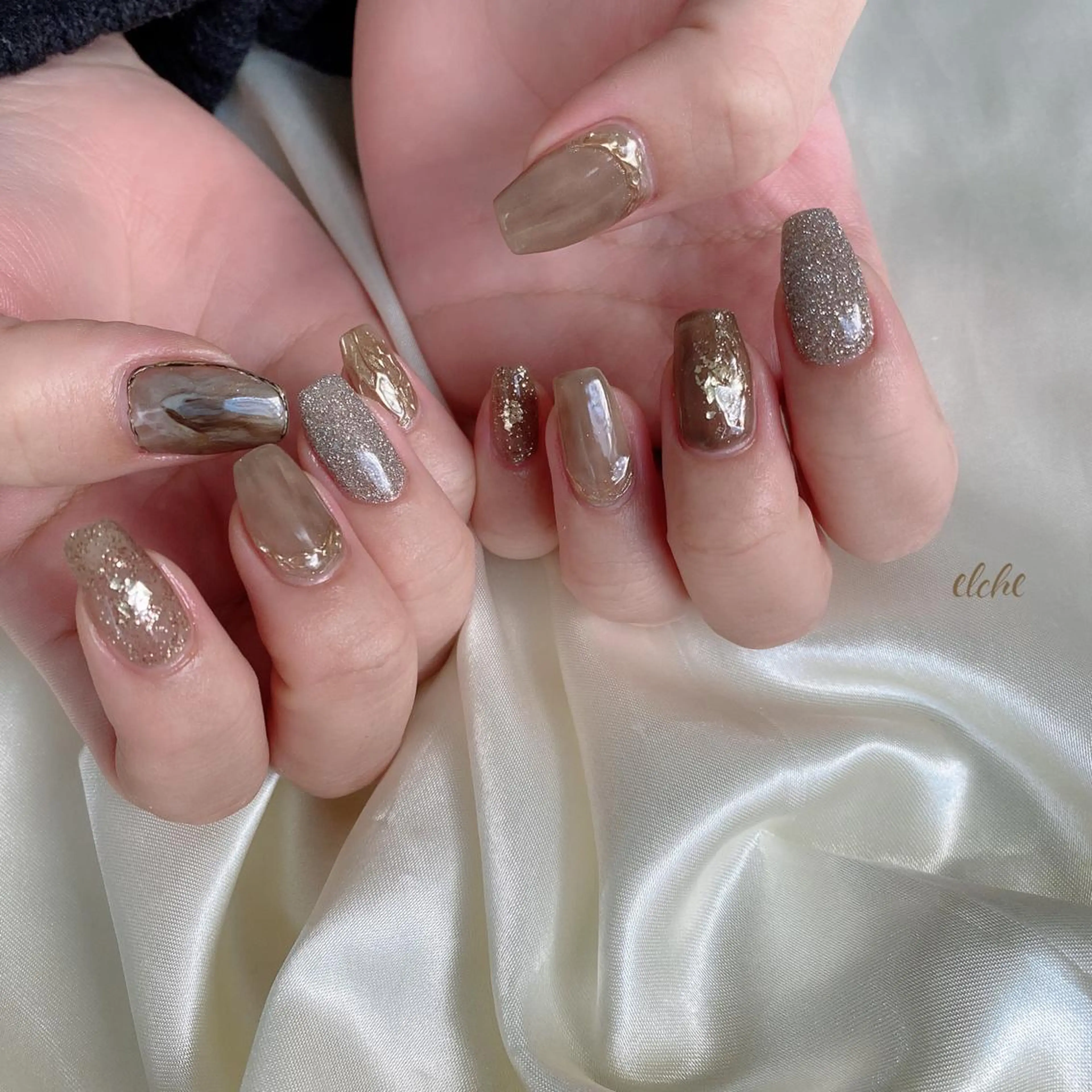 ネイル フラッシュネイル Rio 𓍼のネイルデザイン