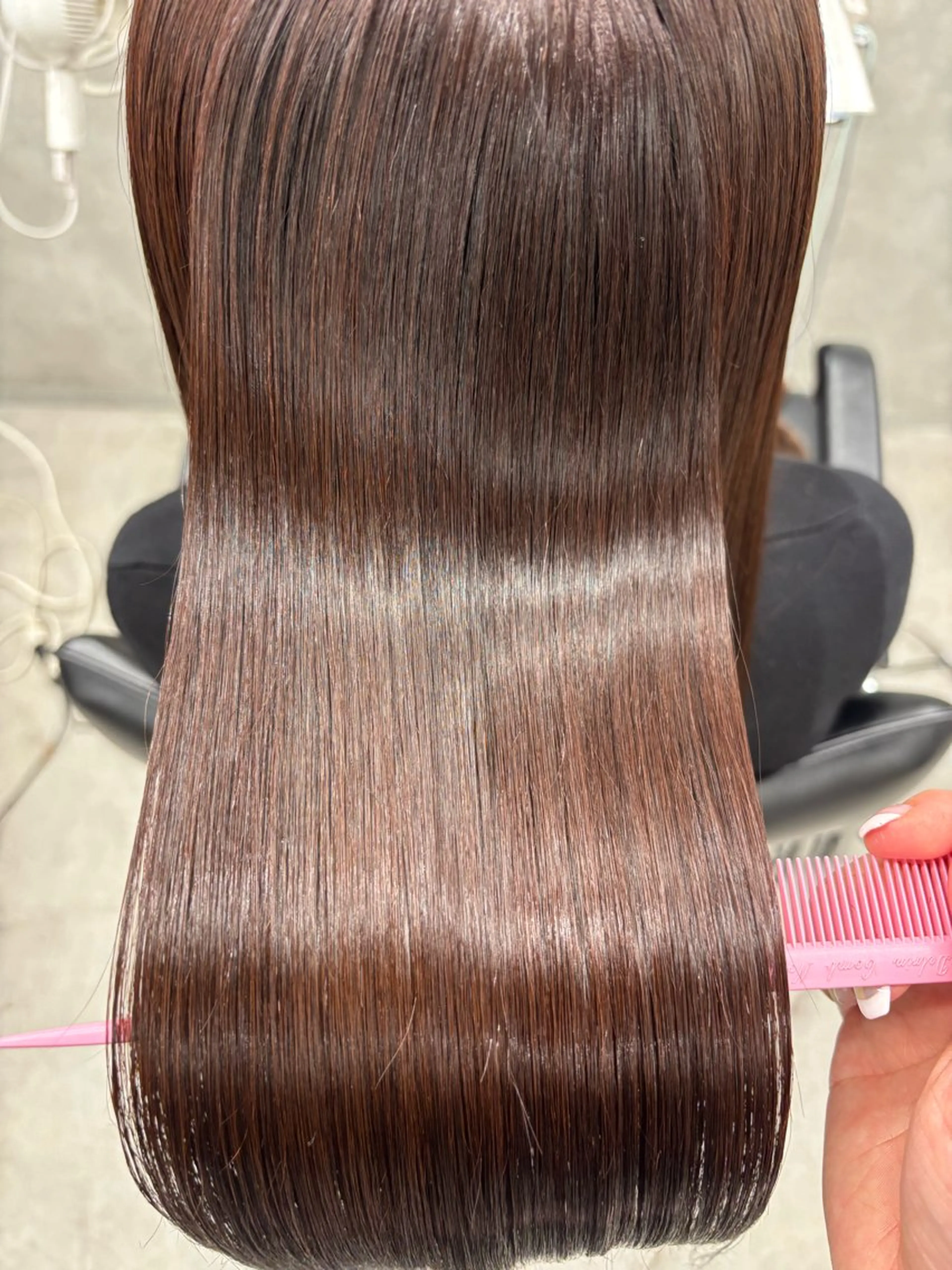 ロング カラー 学生 髪質改善 縮毛矯正 トリートメント 巻ける縮毛矯正🌸 勝倉　麗のヘアスタイル