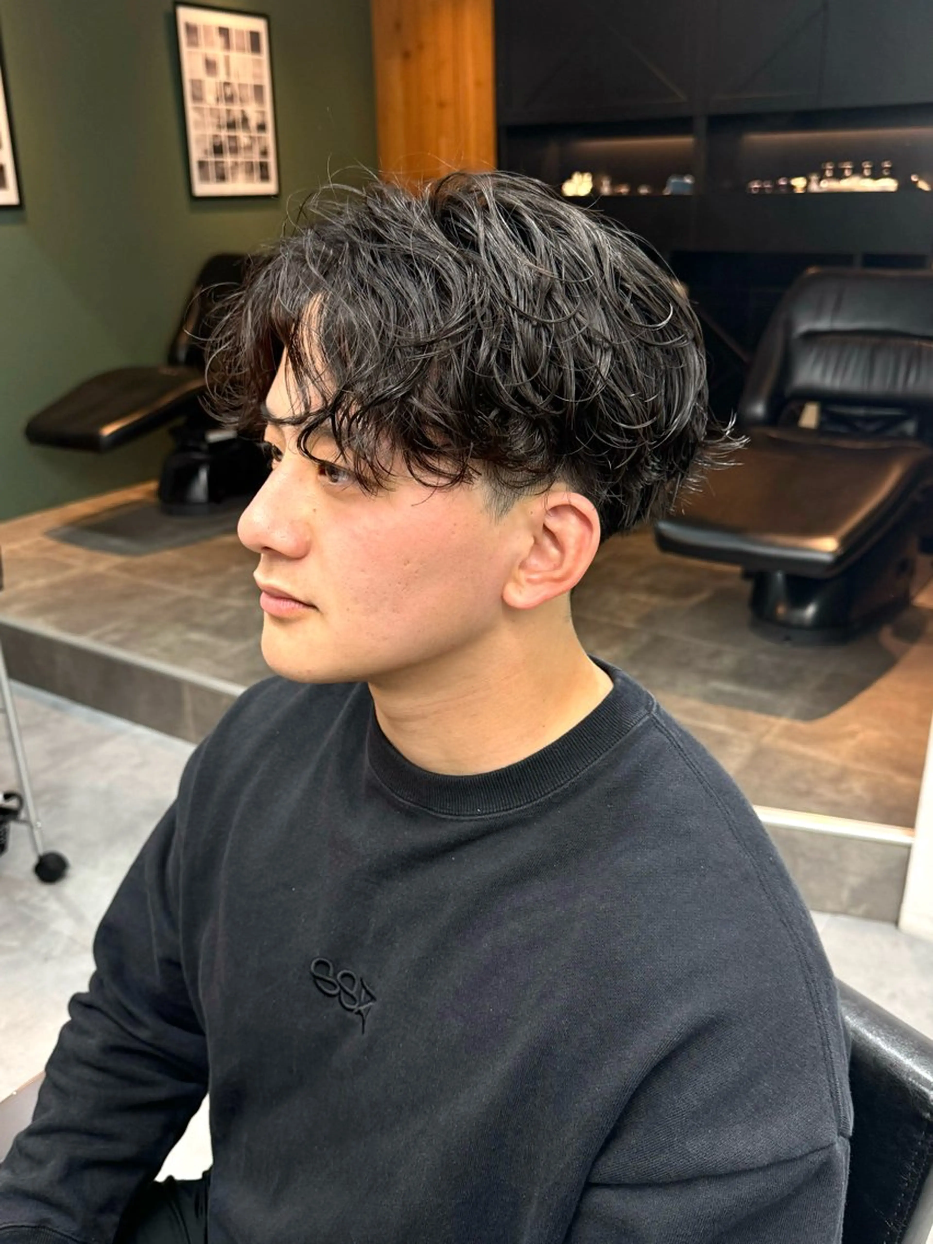 パーマ メンズ メンズパーマ カット パーマ トリートメント シャドウパーマ/ 波巻パーマYu-Kiのヘアスタイル