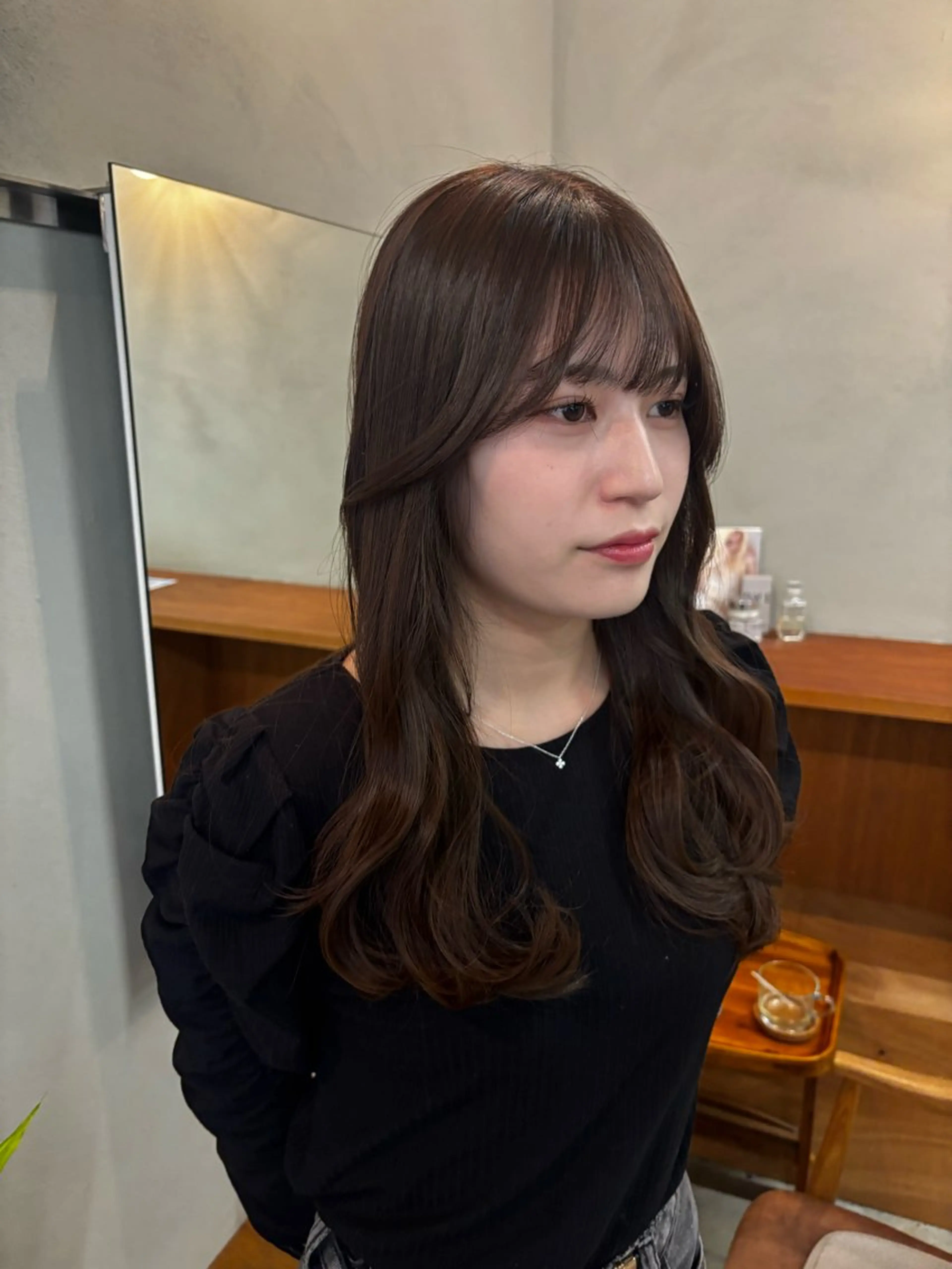 カラー ヘアカラー トリートメント Asumi/丸の内 /ブリーチ/花屋併設のヘアスタイル