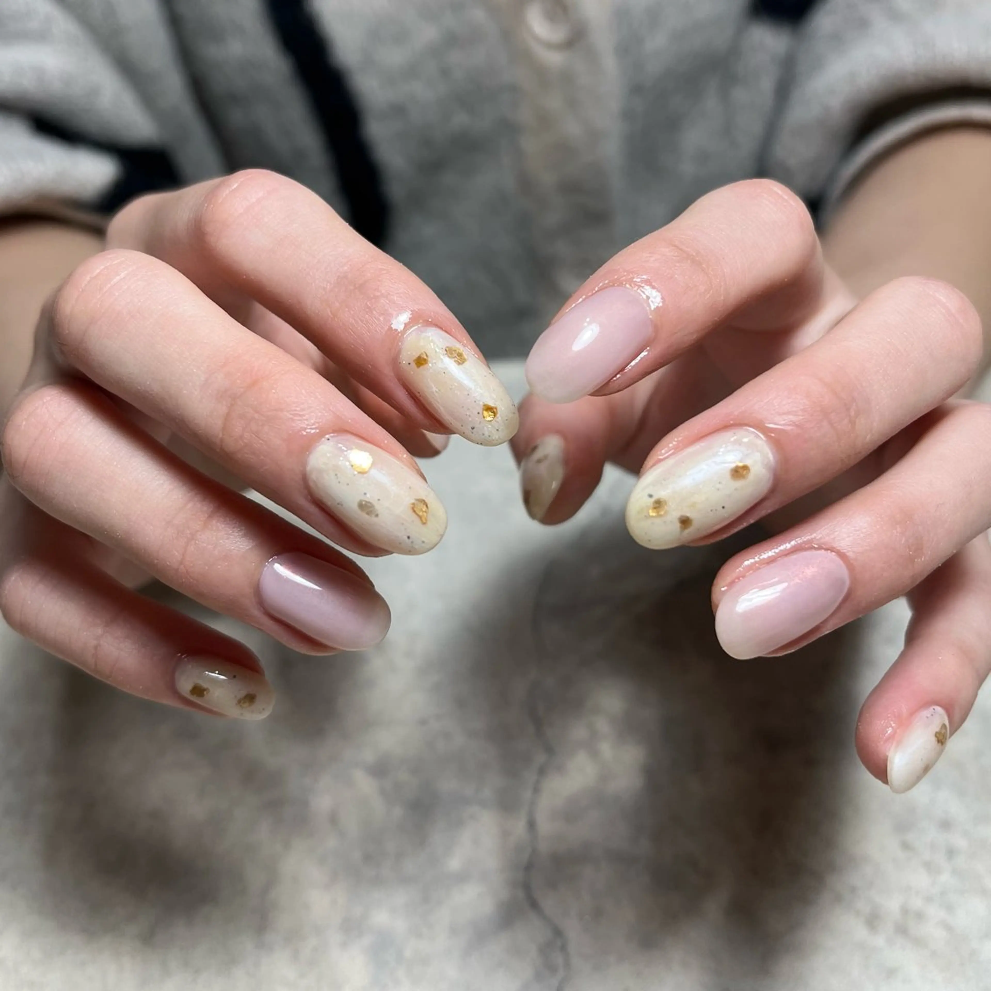 ネイル グリーン ハンドネイル nail salon O (en)所属・vegh. nail／阿波座のネイルデザイン