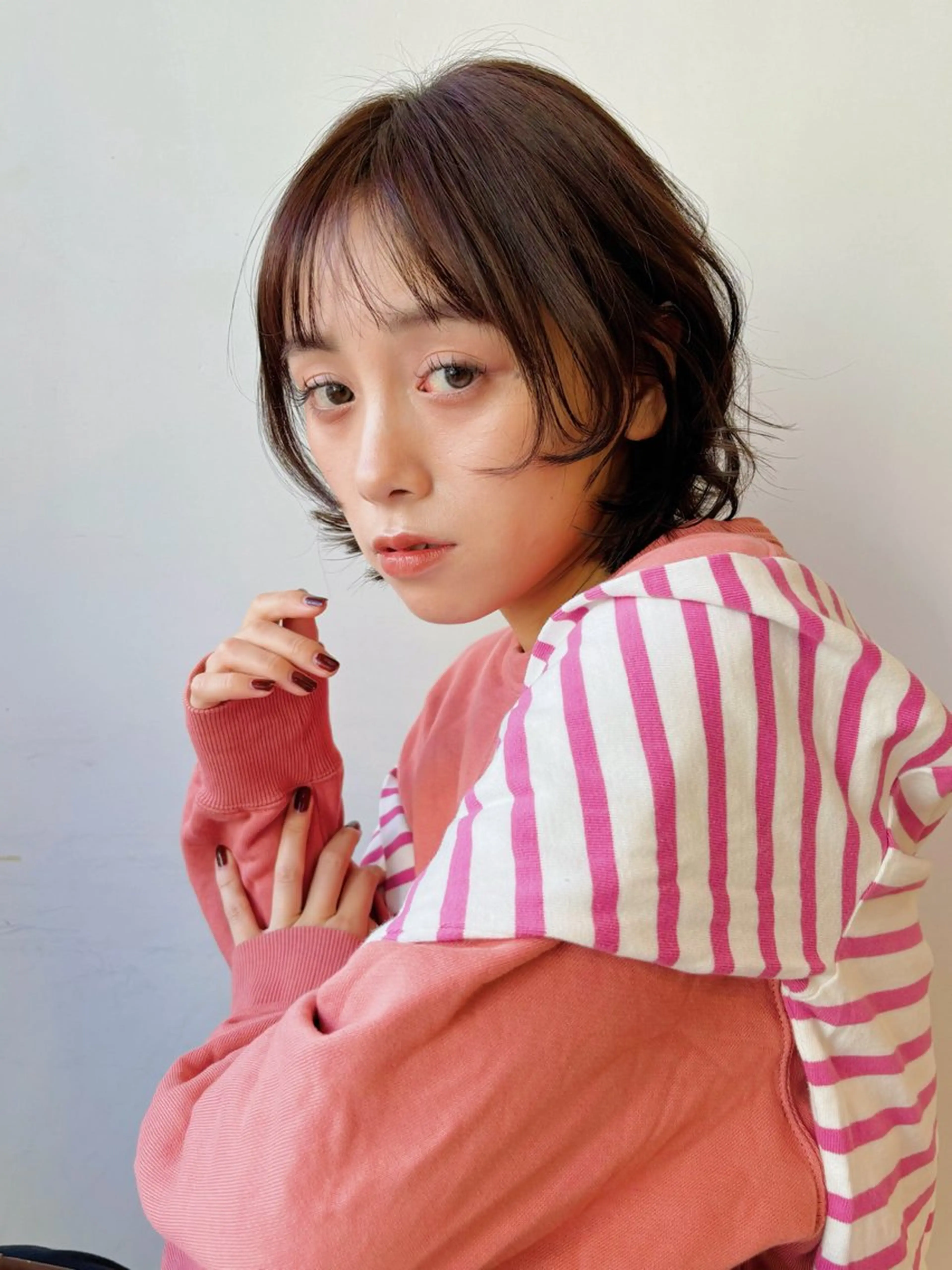 パーマ カット パーマ トリートメント ボブ/ミディアム 親しみやすさ/さくらのヘアスタイル