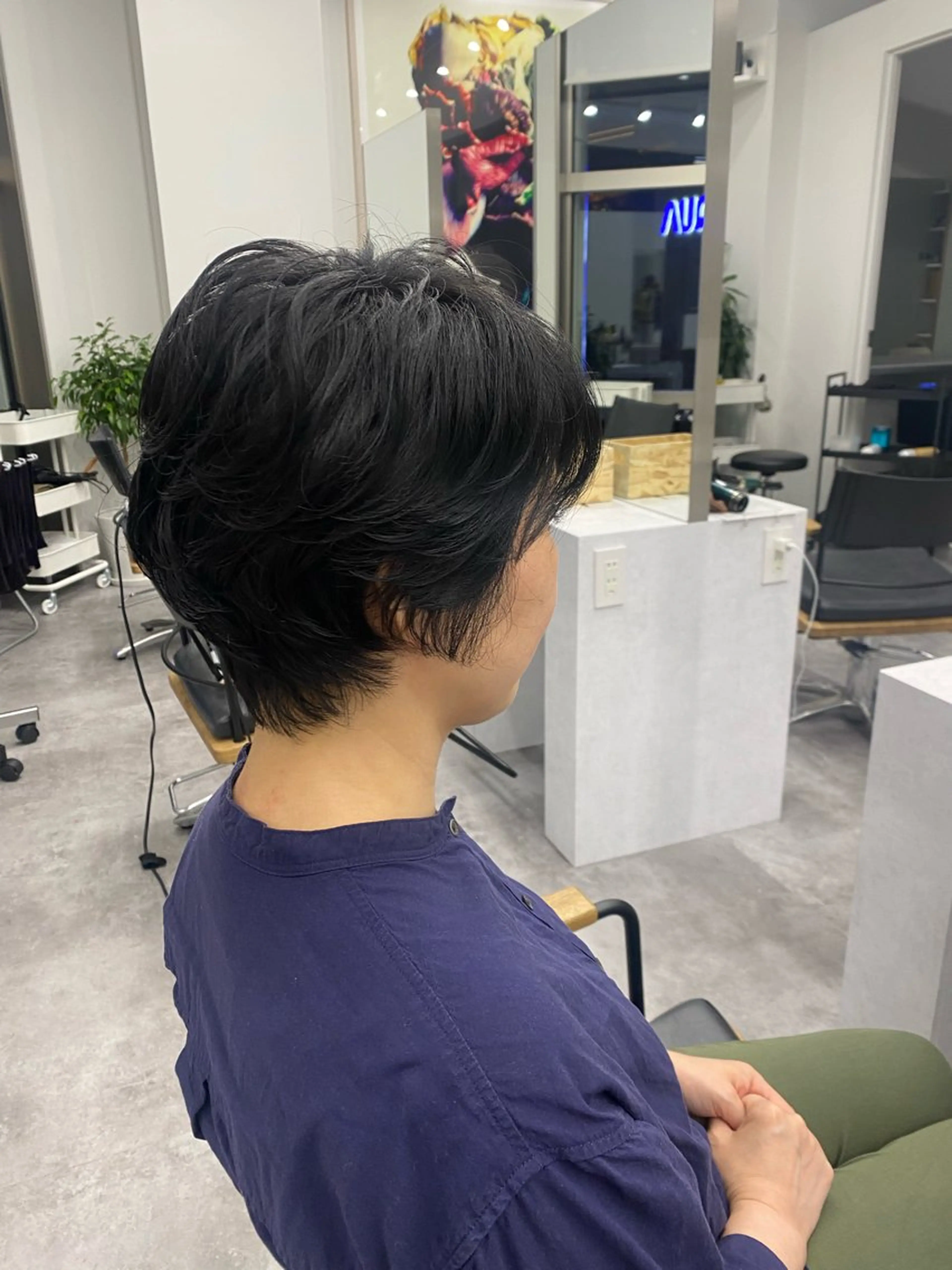 ショート カラー パーマ ヘアアレンジ レイヤー/メンズ🥑 マエダアズミ🥑のヘアスタイル