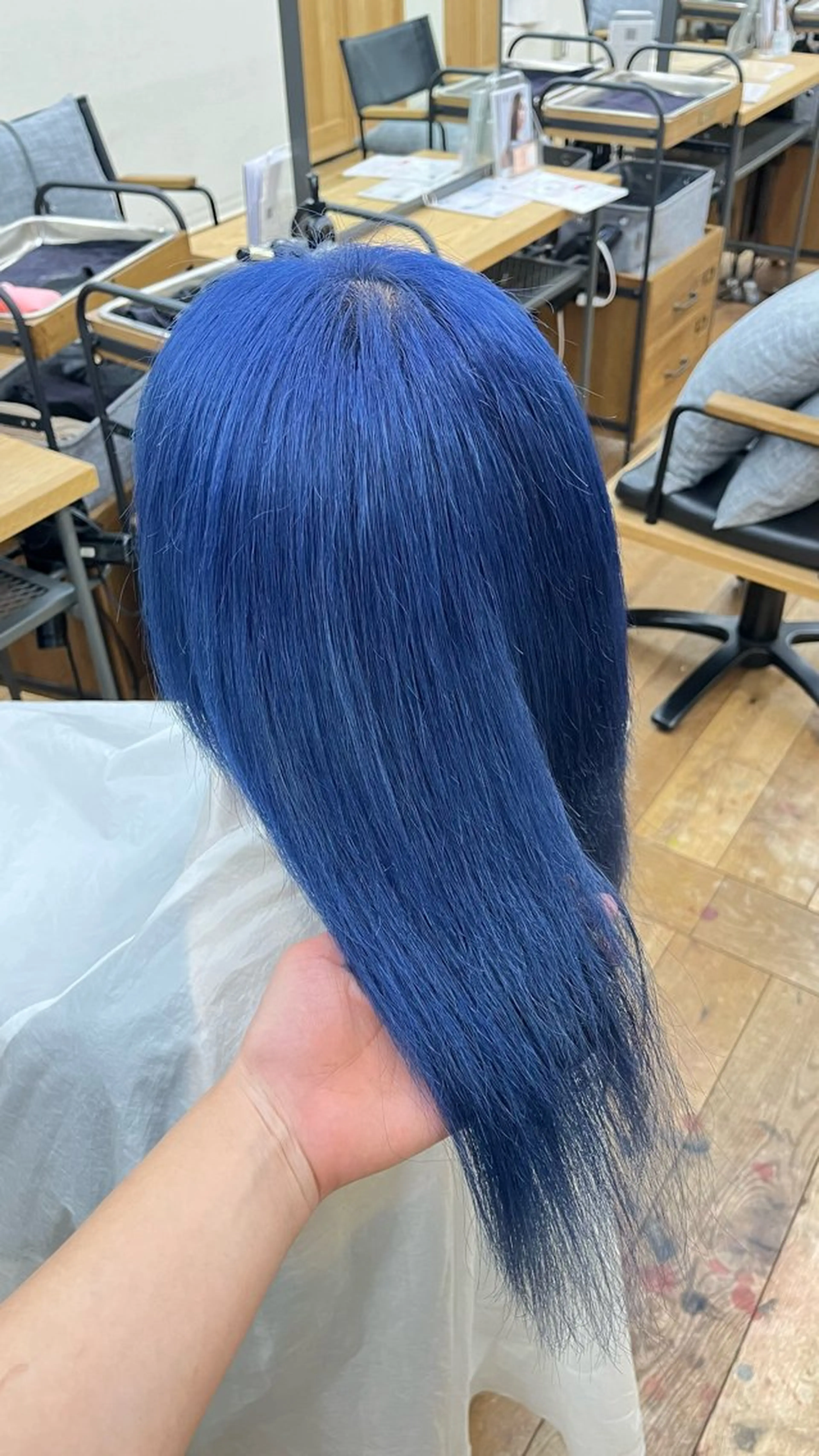 ミディアム ヘアカラー 韓国レイヤーカット/ ハイトーン/マアヤのヘアスタイル