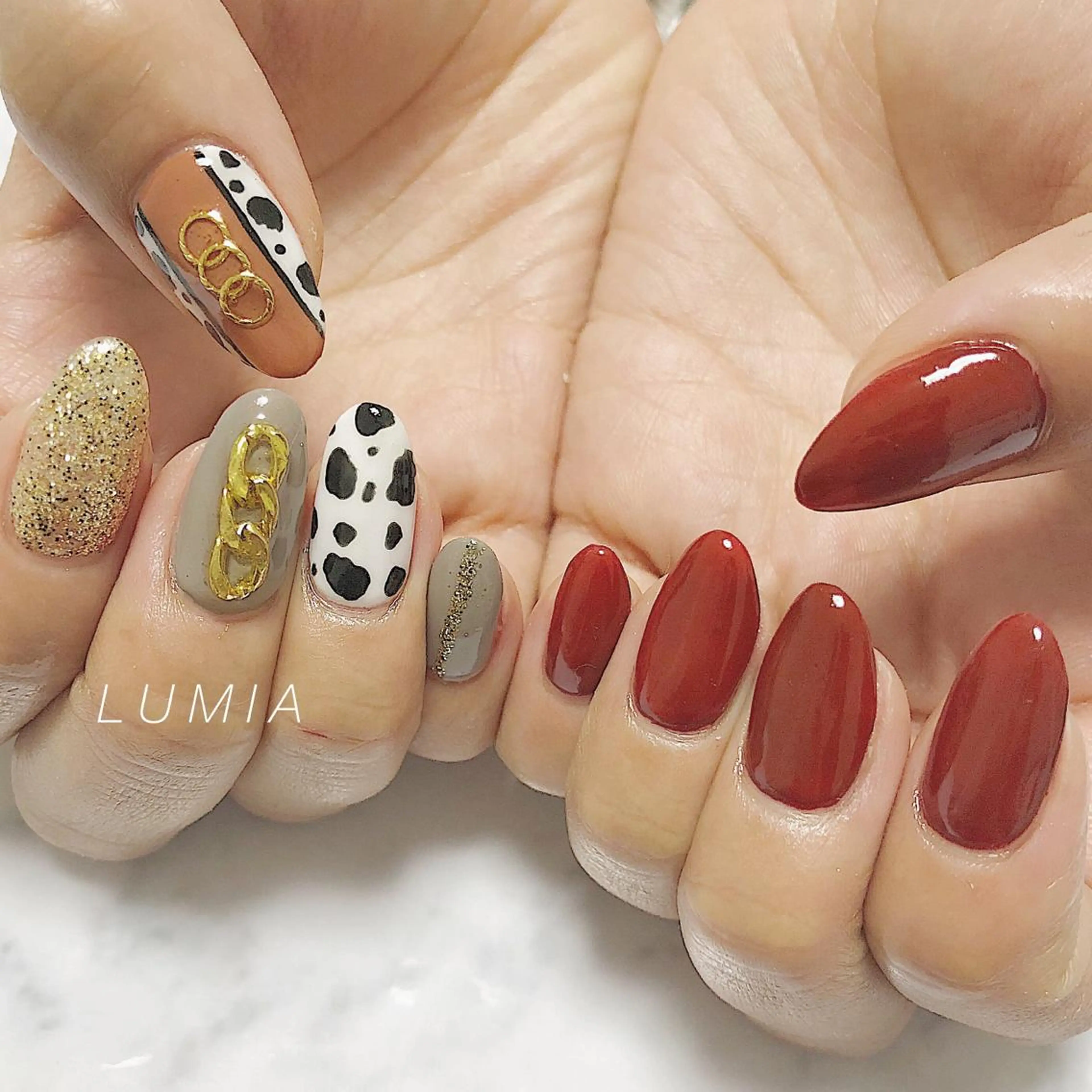 ネイル nail&eyelash Rine所属・Rine 放出 (リネ)のネイルデザイン