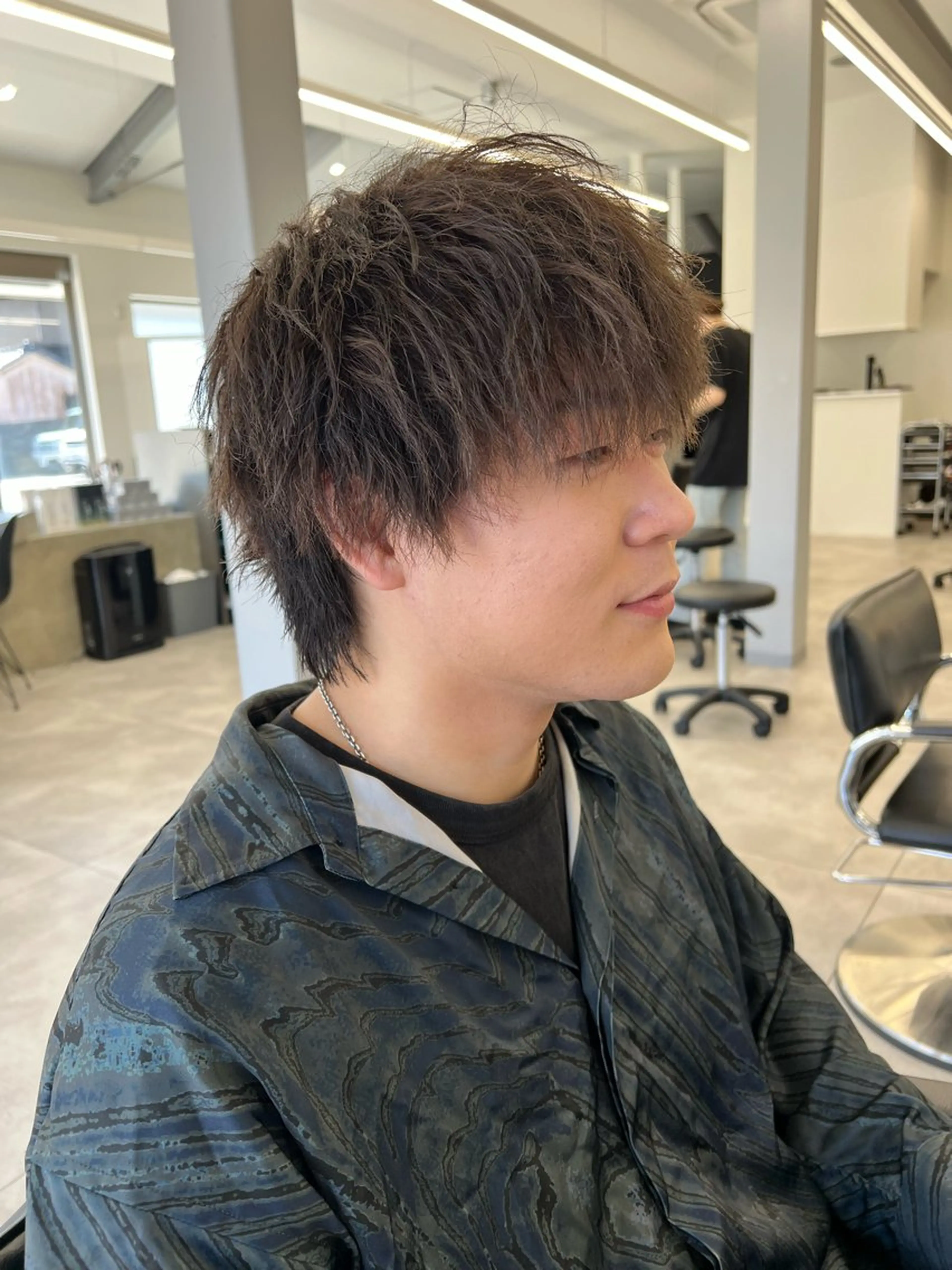 パーマ メンズ カット パーマ トリートメント 福田 文太のヘアスタイル