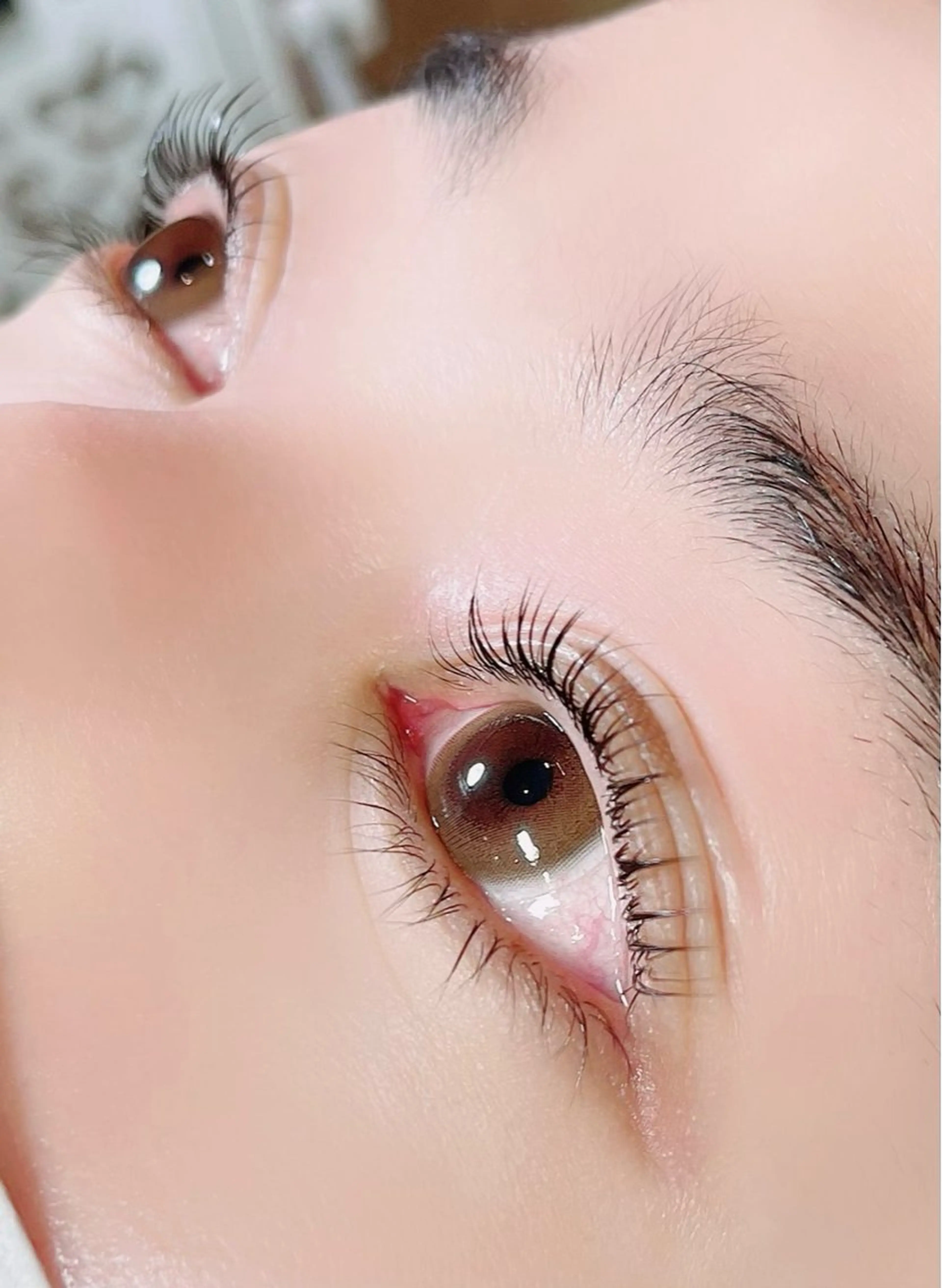 マツエク・マツパ フラットラッシュ パリジェンヌラッシュリフト 一重×まつ毛パーマ ボリュームラッシュ Charme 五反田・不動前・目黒のマツエク・マツパデザイン