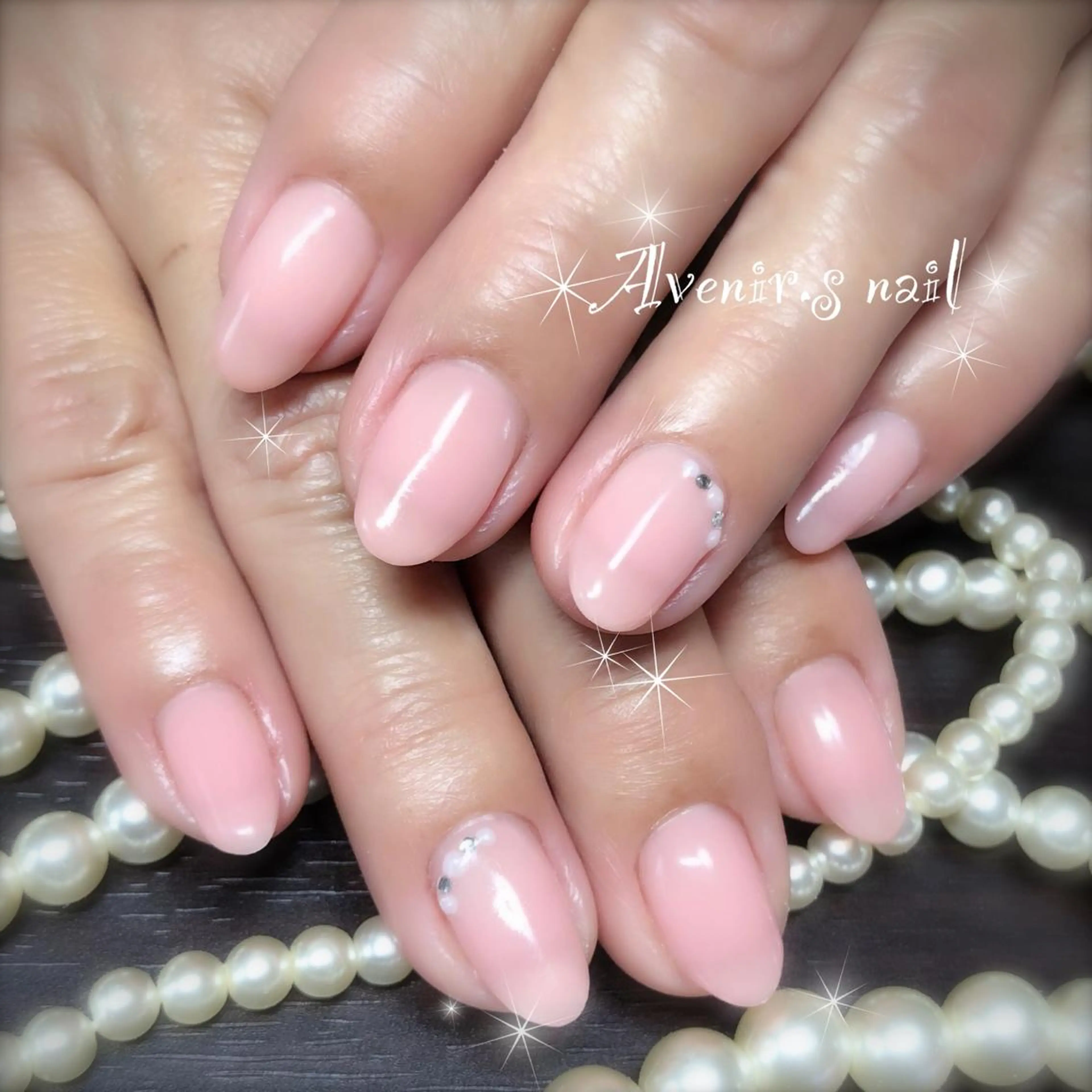 ネイル ピンク Home Salon Avenir.のネイルデザイン