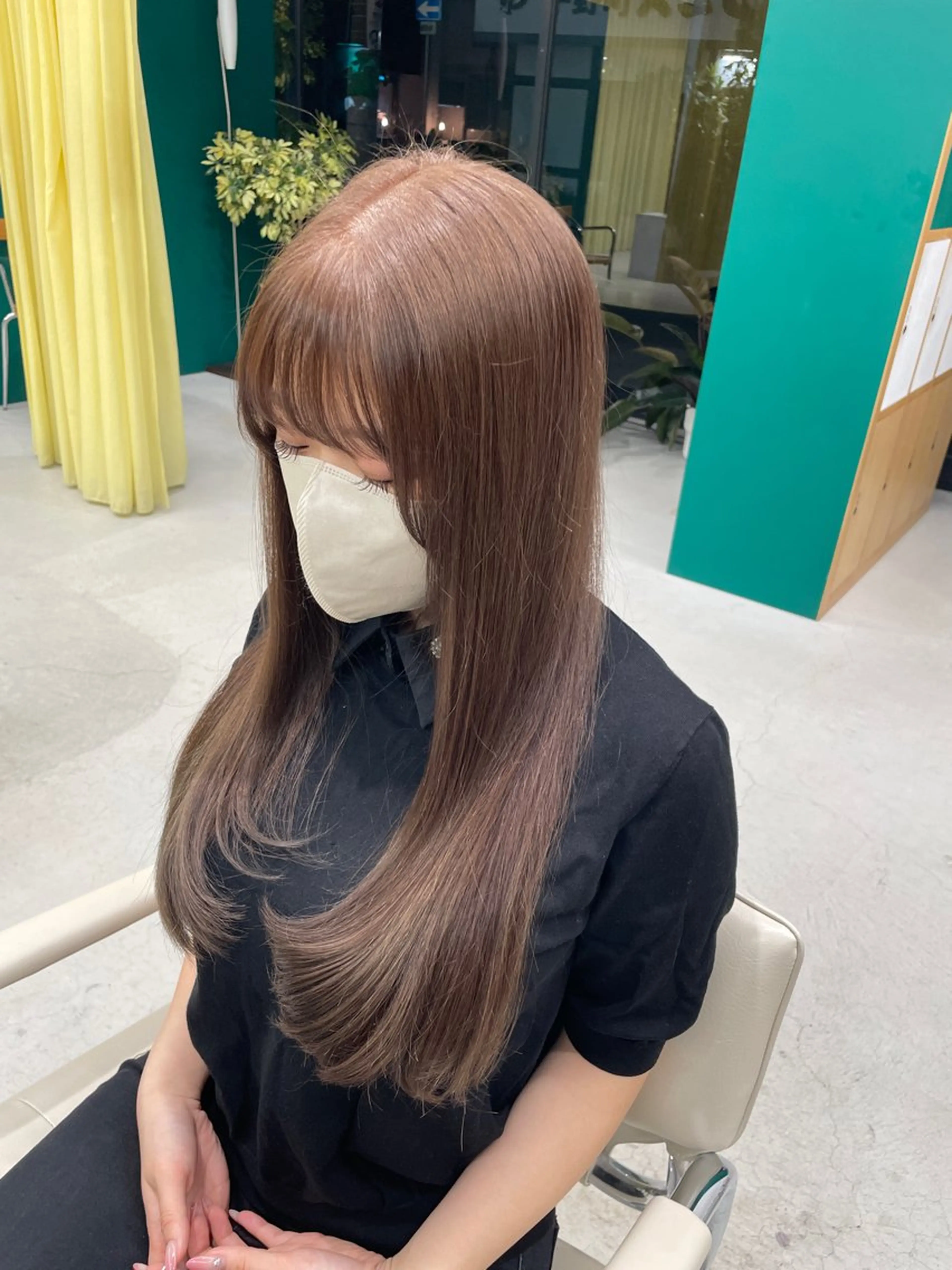 【人気No.2クーポン𓆩❤︎𓆪】ワンカラー➕高濃度水素トリートメント🫧‪🎀➕SB〖女性限定〗の写真