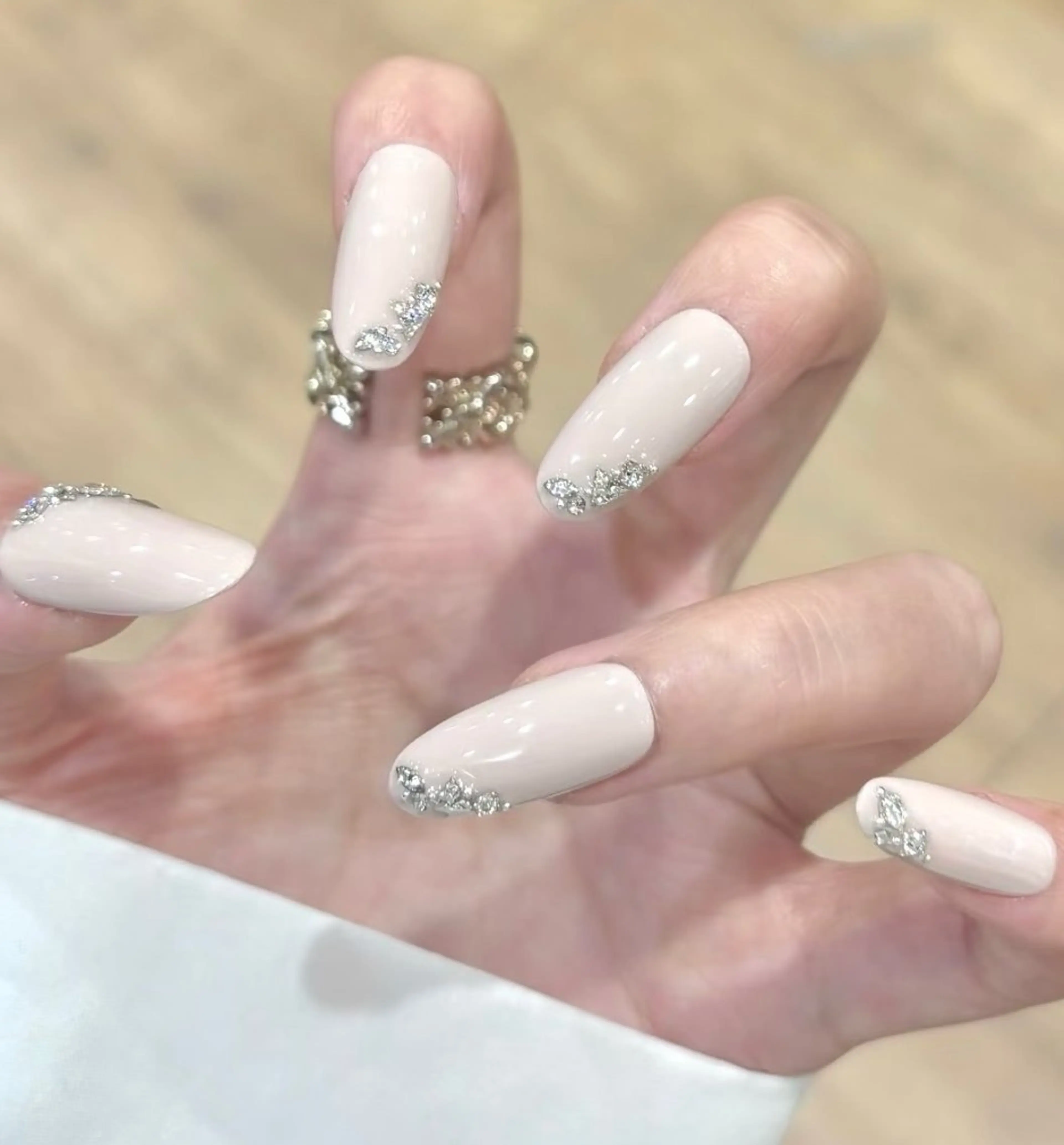 ネイル Miu Miu 🎀 長さだし專門のネイルデザイン