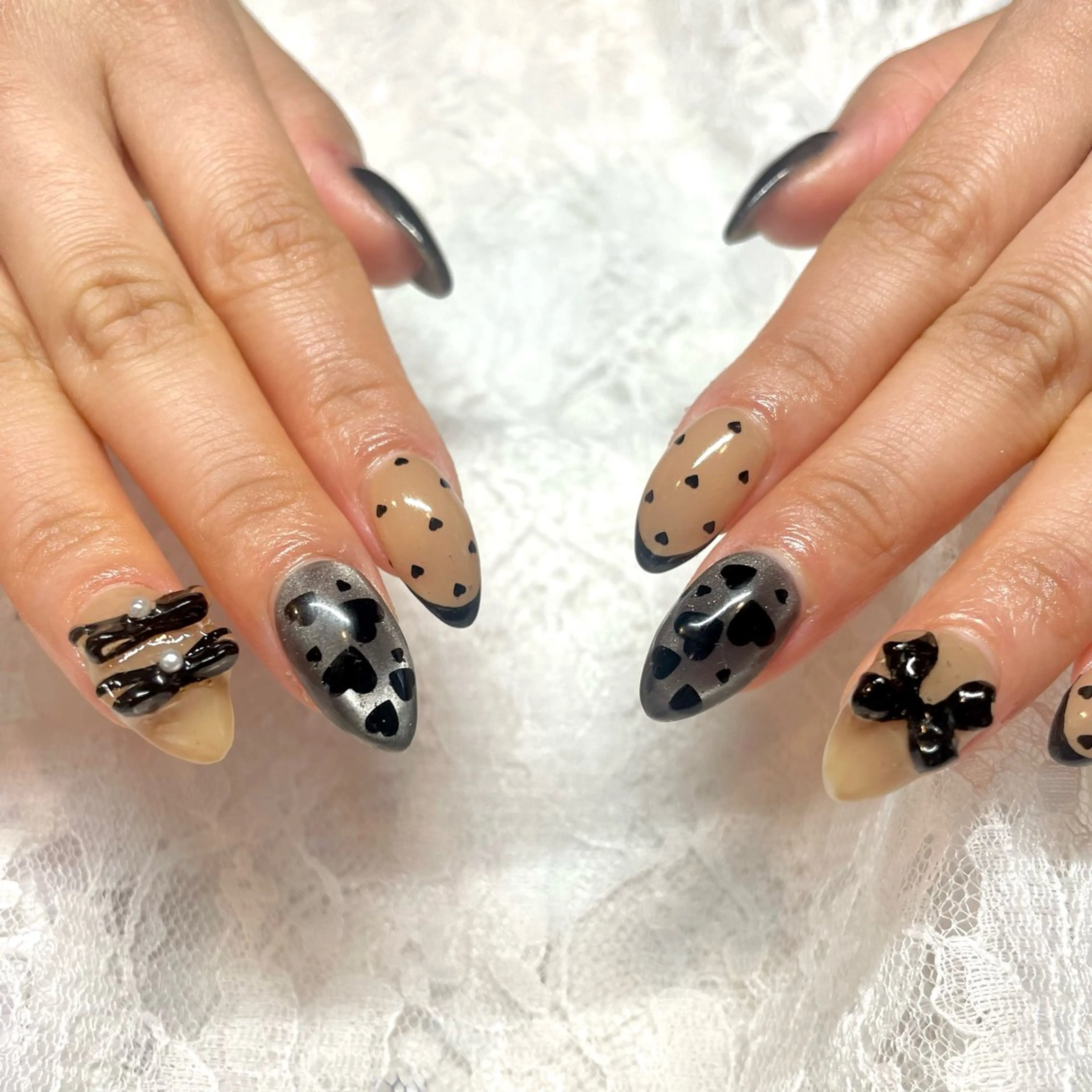 ネイル ハンドネイル Nail ヌシん家 AKANEのネイルデザイン