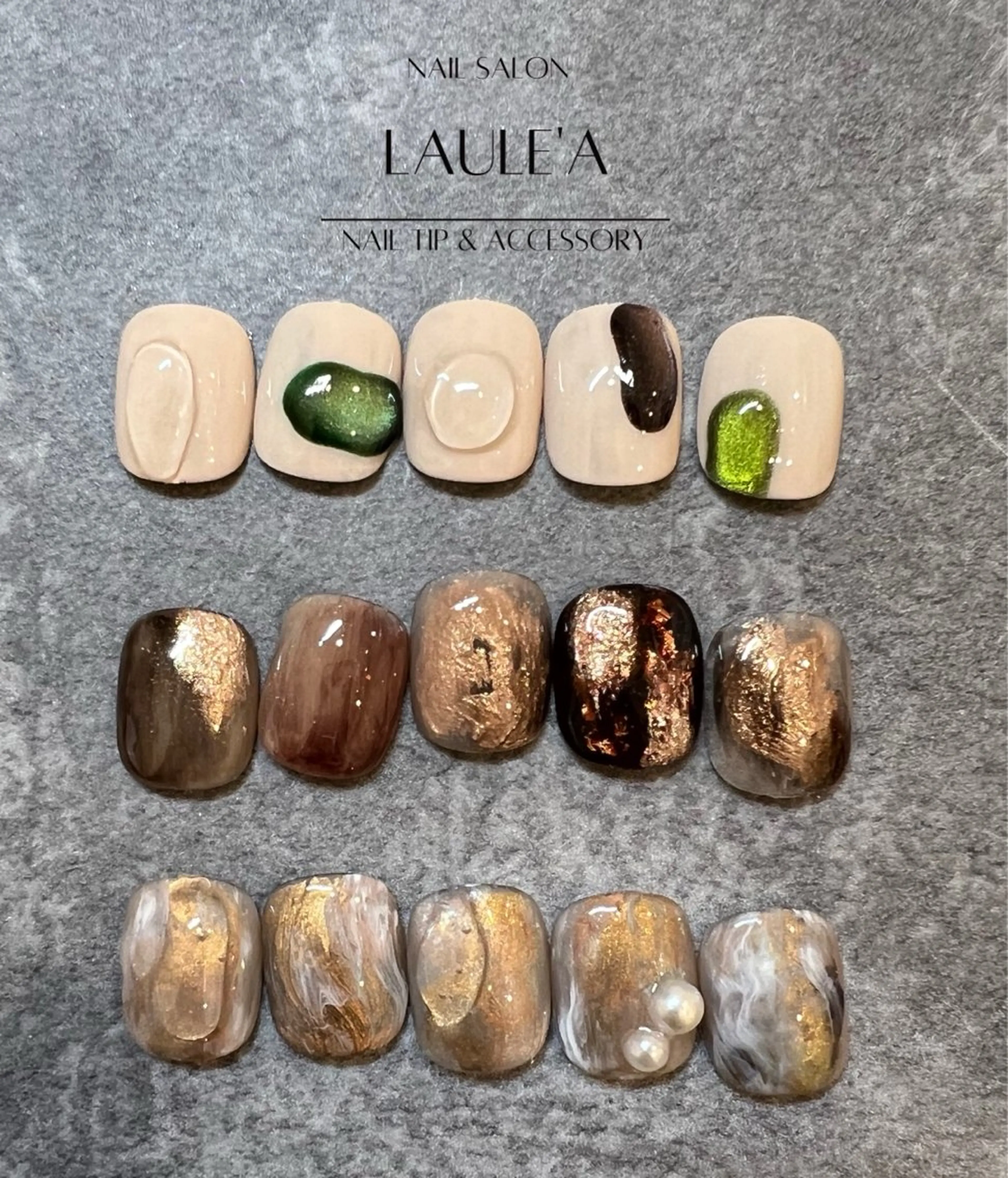 ネイル アートネイル フットネイル nailsalon Laule'aのネイルデザイン