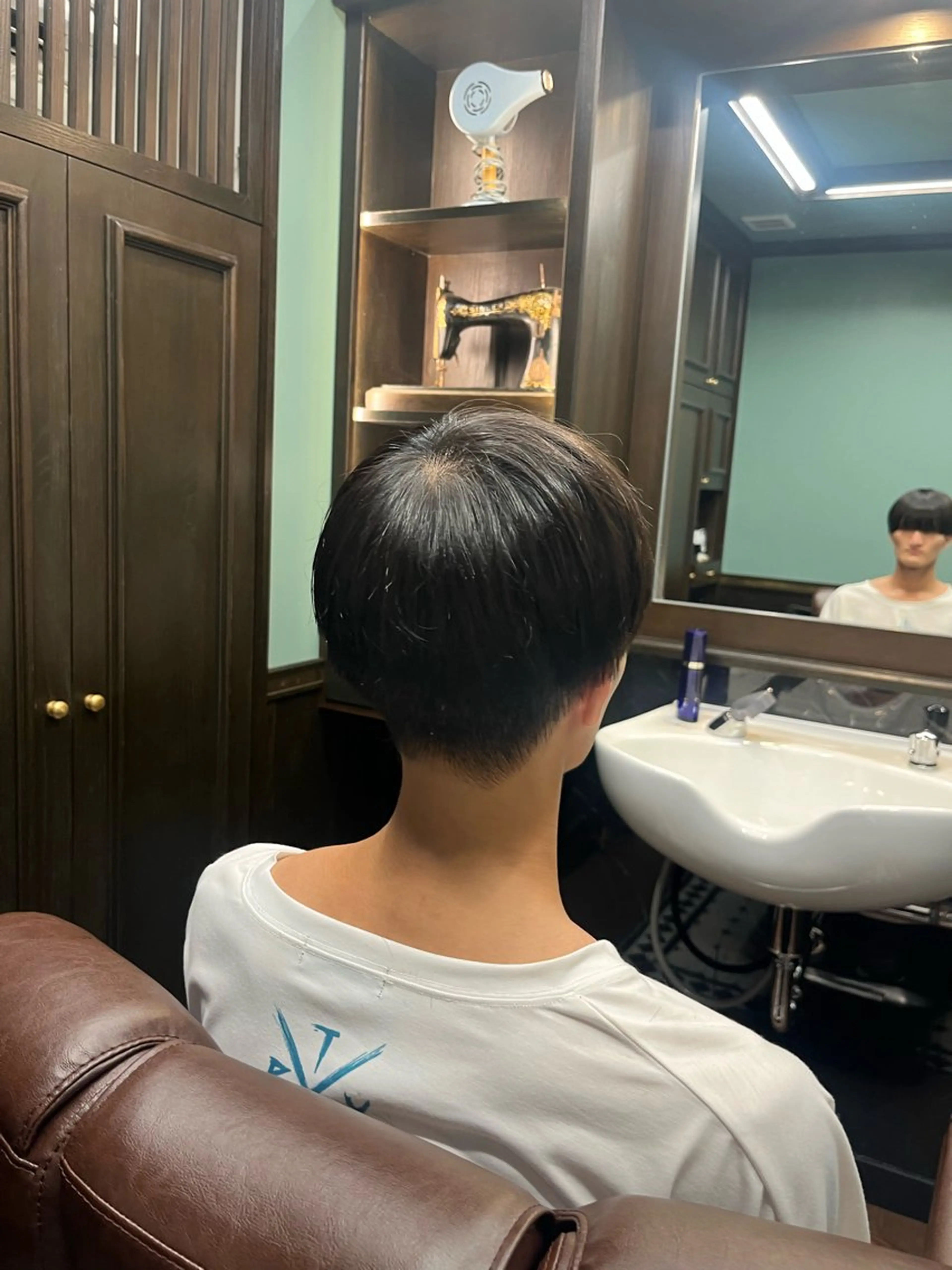 ミディアム メンズ マッシュ UNTRACE -BARBER SHOP所属・工藤 千織のヘアスタイル