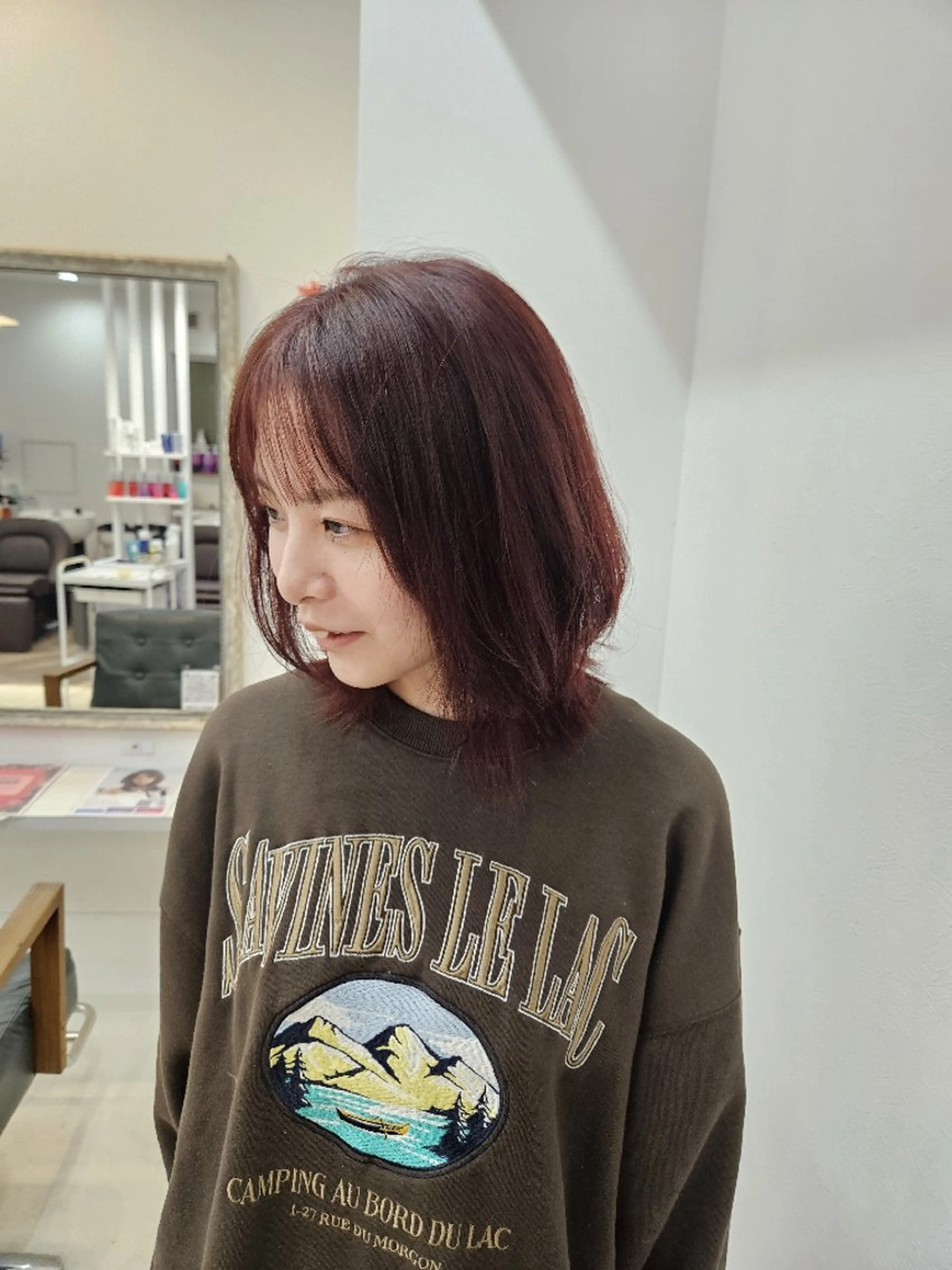 ショート ボブ くびれヘア レイヤーカット ウルフカット カット 林慶吾/ショートボブ /デザインカラーのヘアスタイル