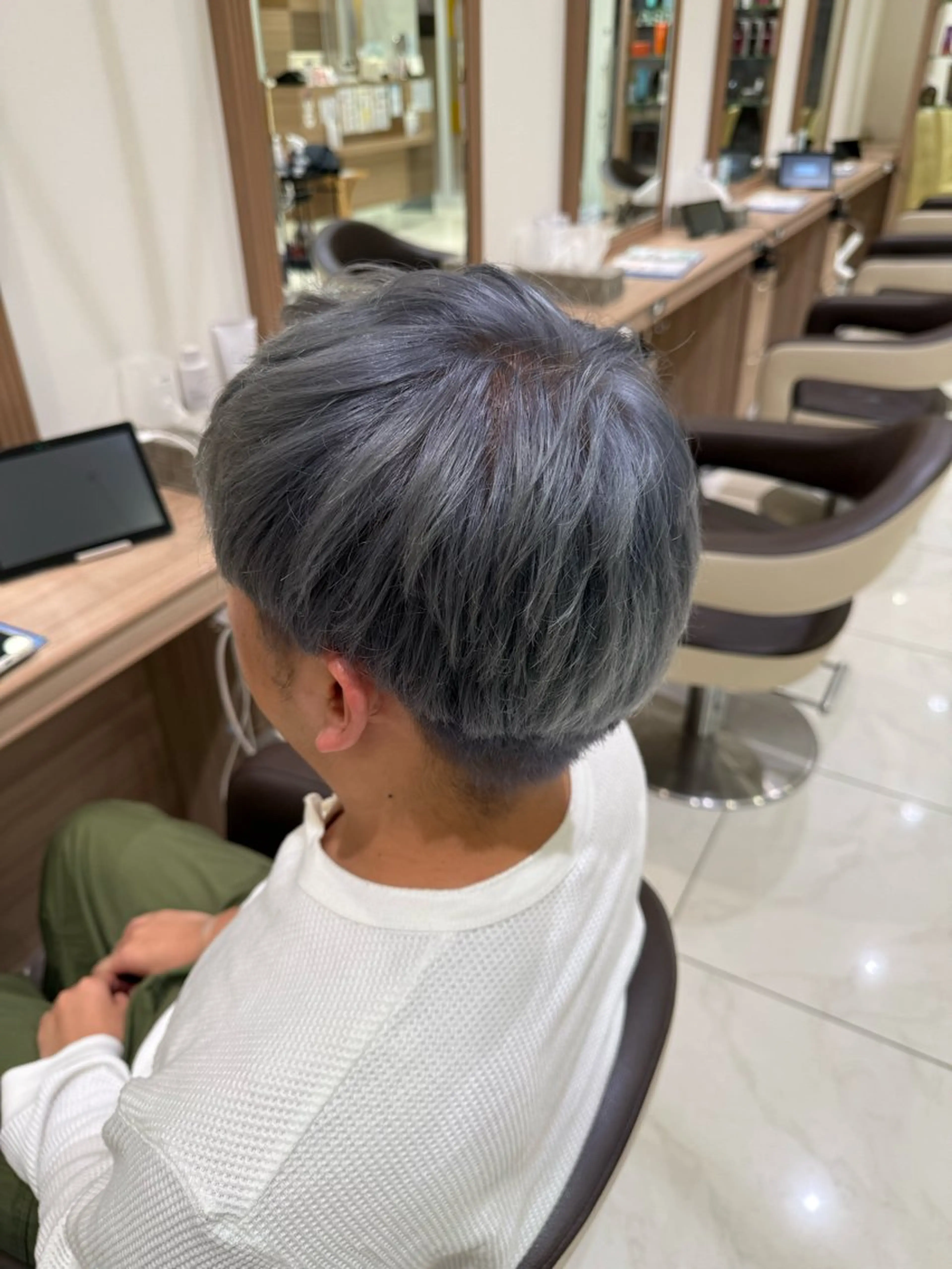 メンズ ヘアカラー 💎玉村 愛李💎 【ash 津田沼店】のヘアスタイル