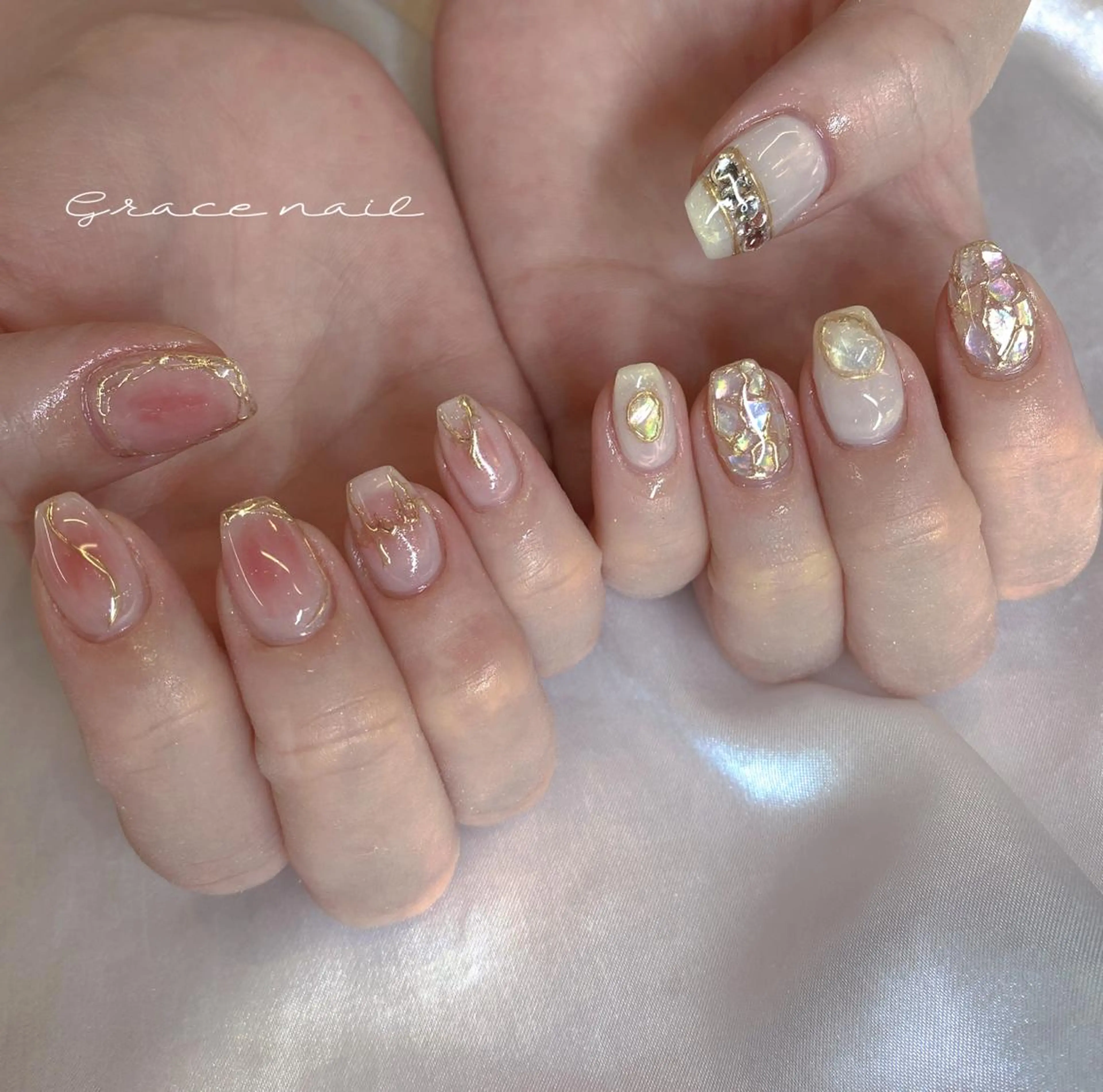 ネイル 持ち込み ハンドネイル ☆*｡Grace Nail｡*☆のネイルデザイン