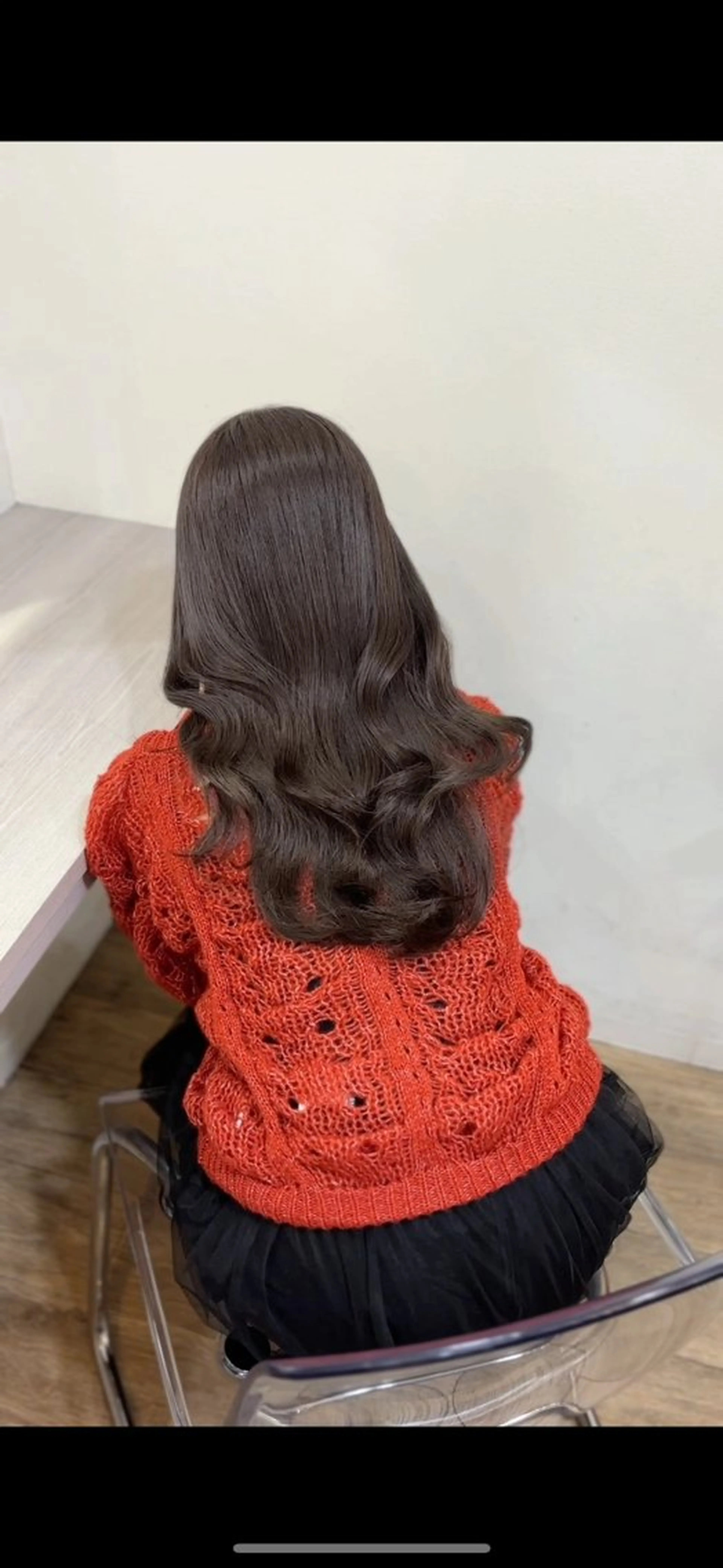 ロング カラー 透明感カラー ココアグレージュ グレージュ ヘアカラー ブリーチなしベージュ 特化 松村 茶屋町のヘアスタイル