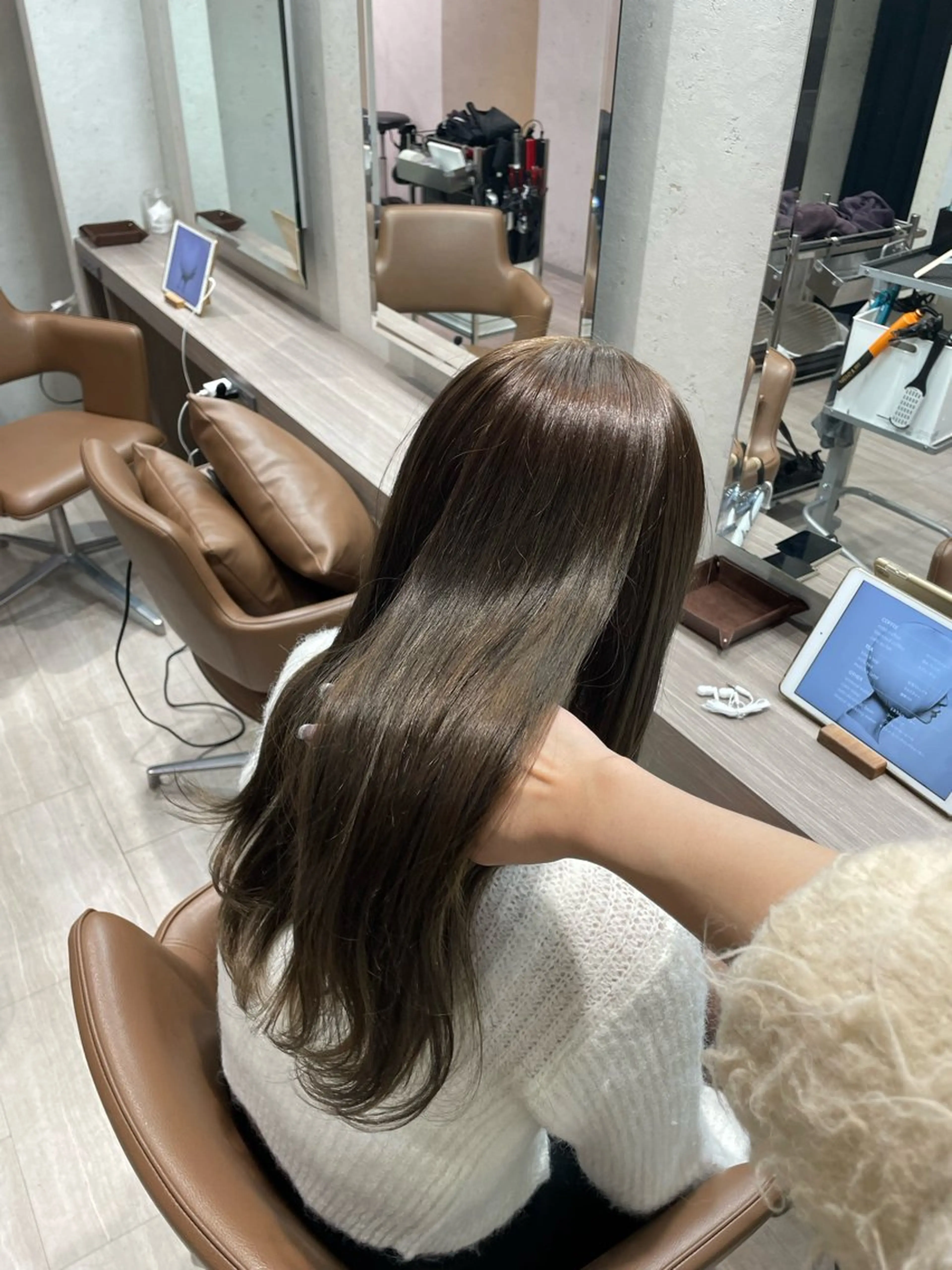 ロング ハイライトデザイン 特化/表参道/みづきのヘアスタイル