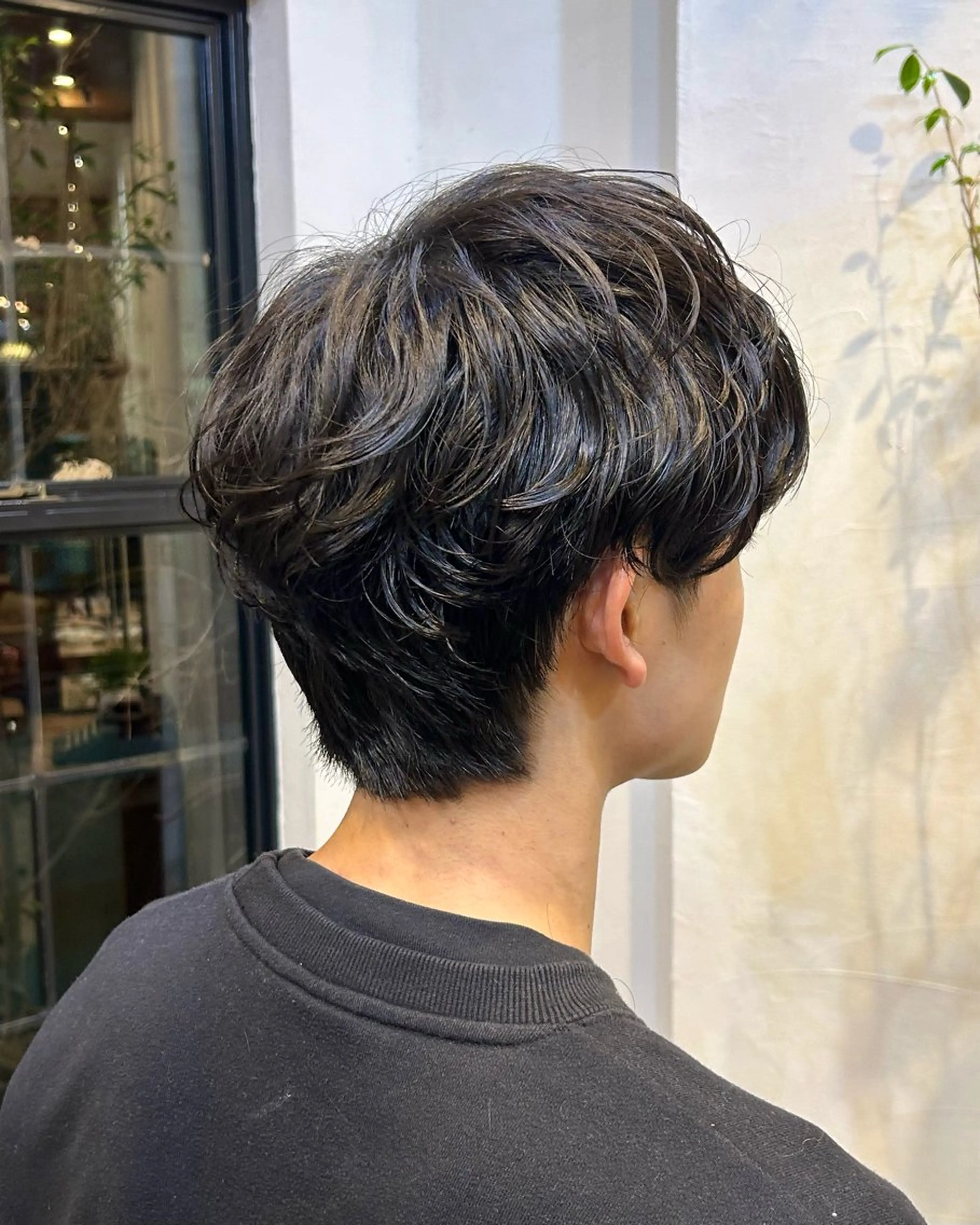 パーマ メンズ 松尾海奈 /ショートカットのヘアスタイル