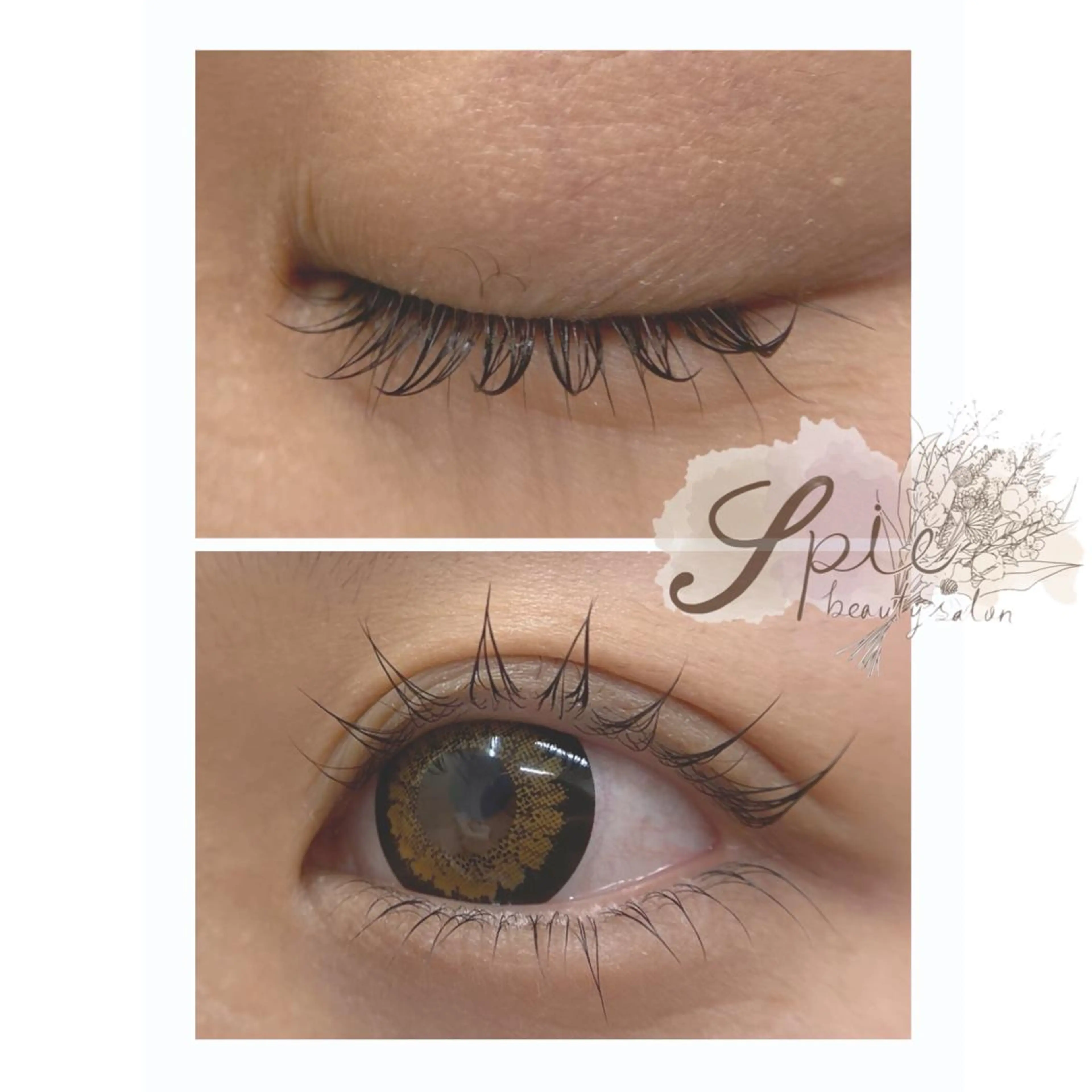 マツエク・マツパ 束感まつ毛 成人式 一重×まつ毛パーマ Eyelist nakaseのマツエク・マツパデザイン