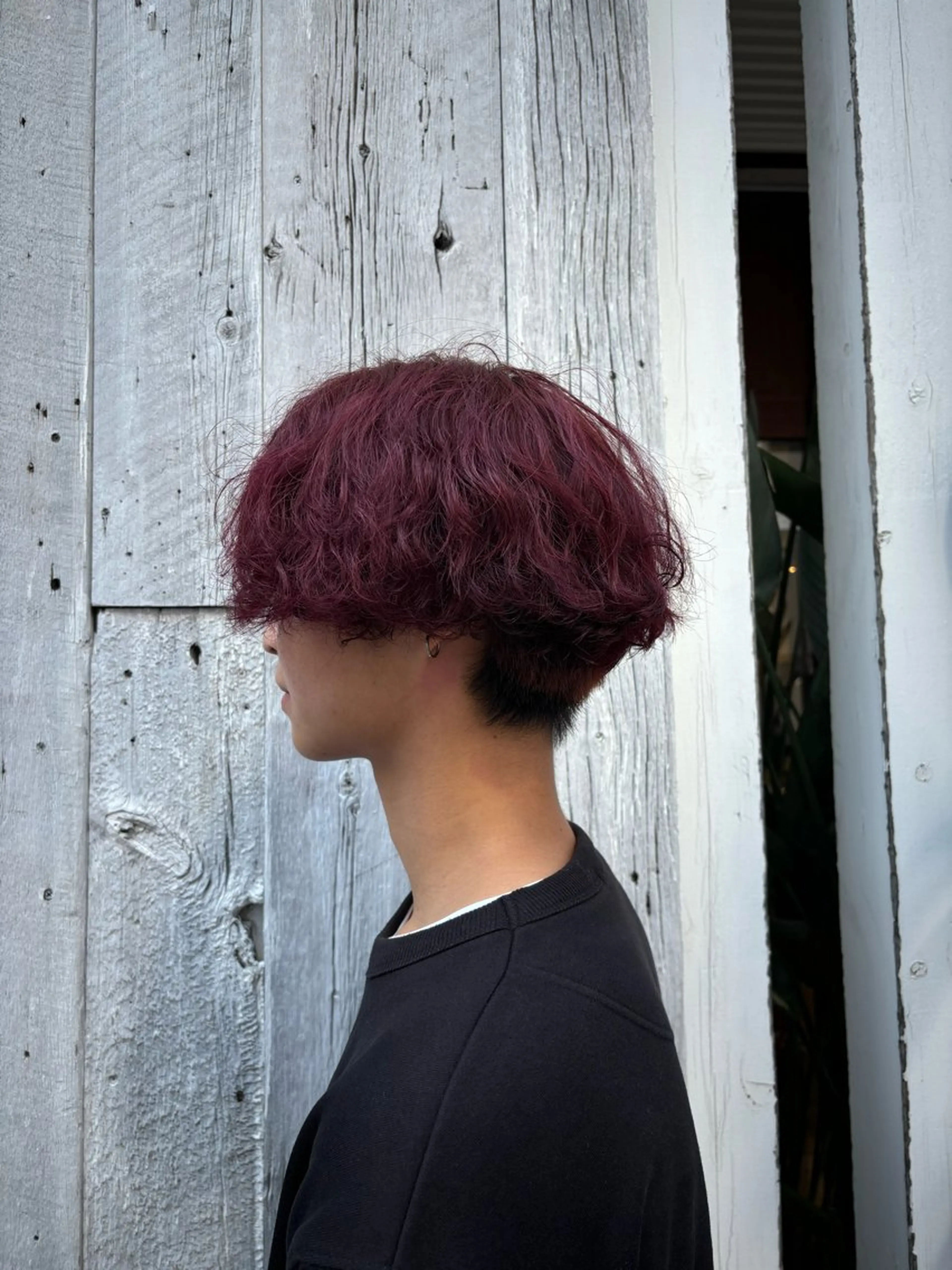 カラー メンズ ブリーチ予約率90% 以上✨森山陽向のヘアスタイル