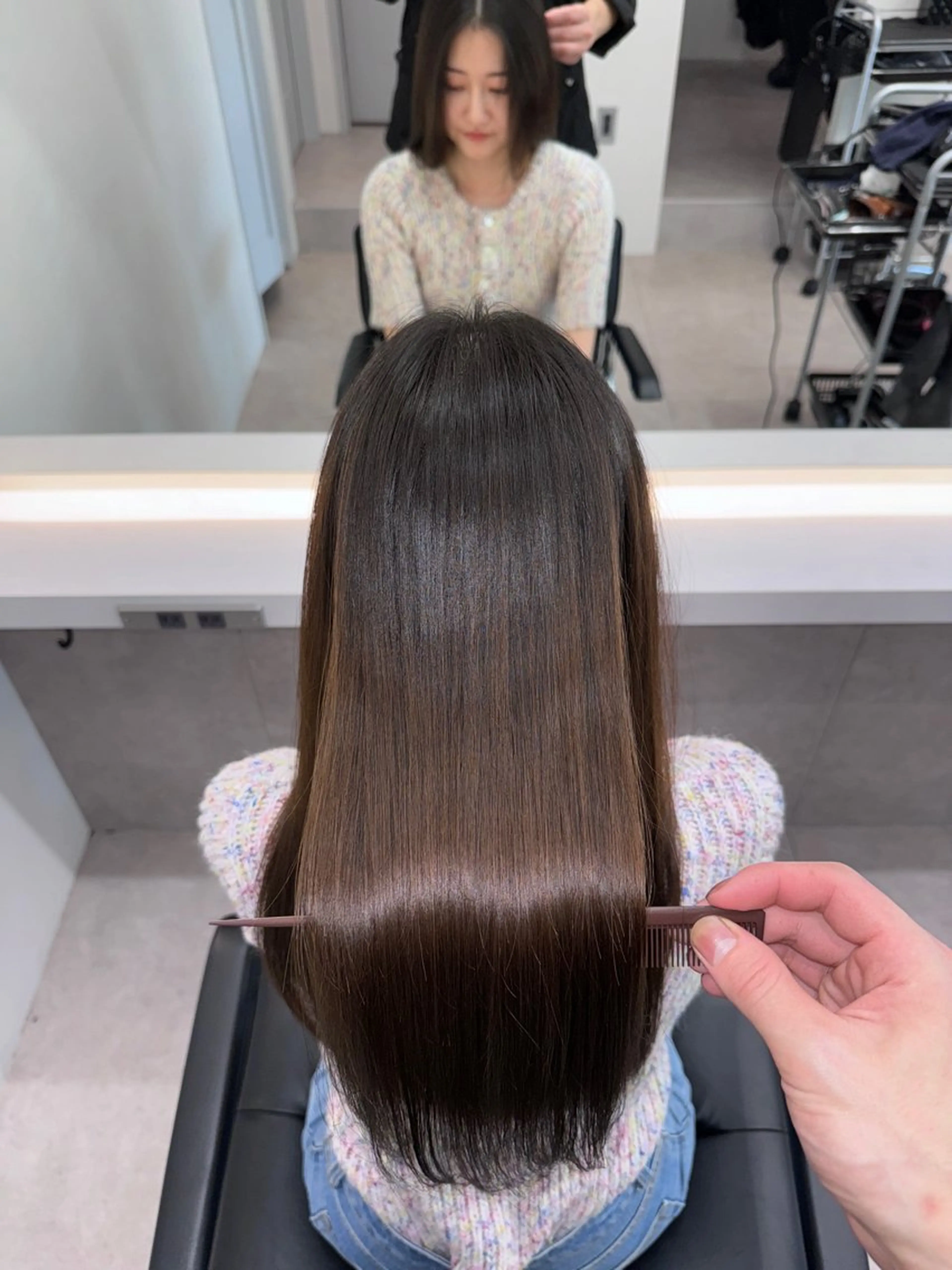 ロング カット トリートメント 髪質改善/美髪縮毛矯 正のスペシャリストのヘアスタイル