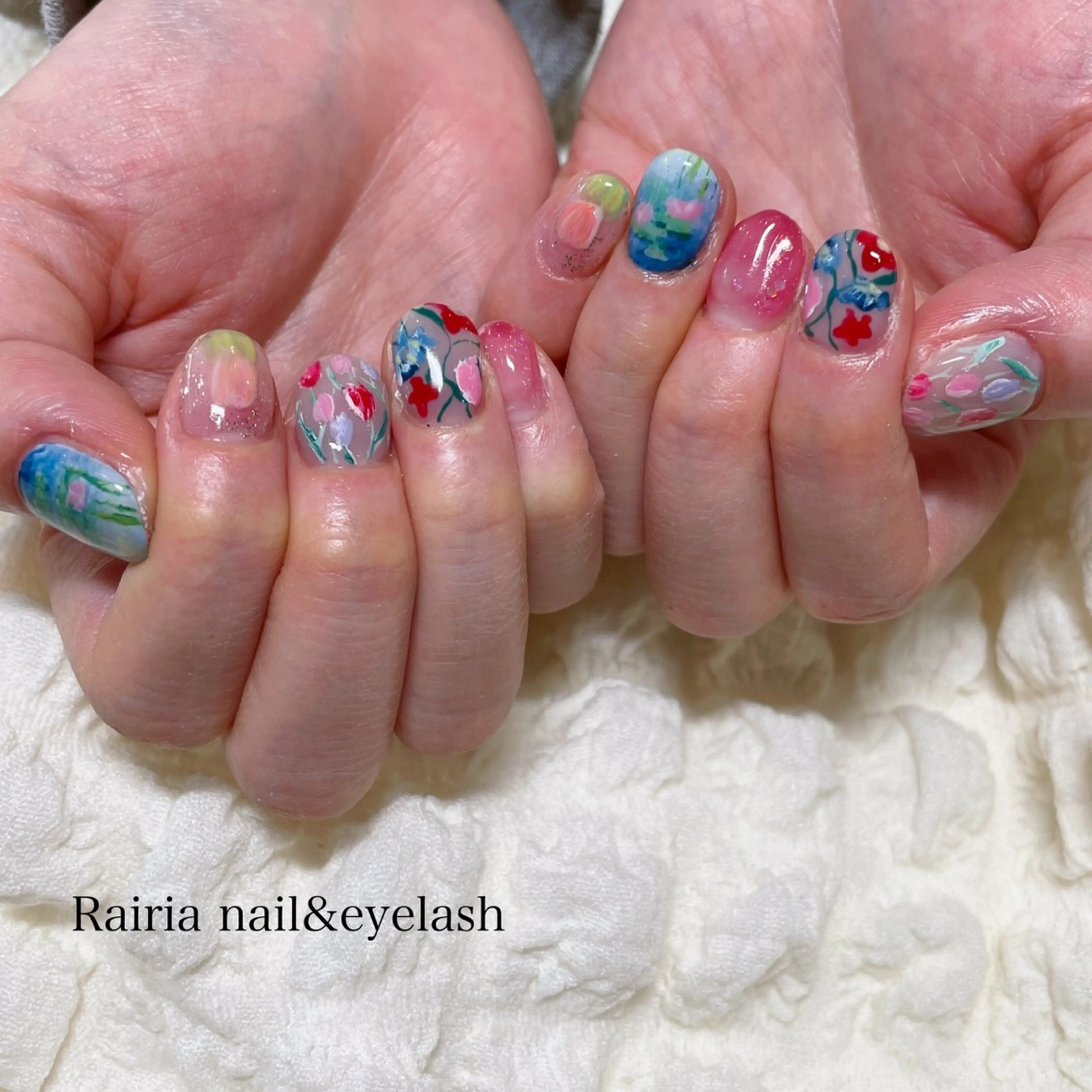 ネイル 持ち込み ハンドネイル Rairia nail&eyelash小岩店所属・Rairianail 小岩店のネイルデザイン