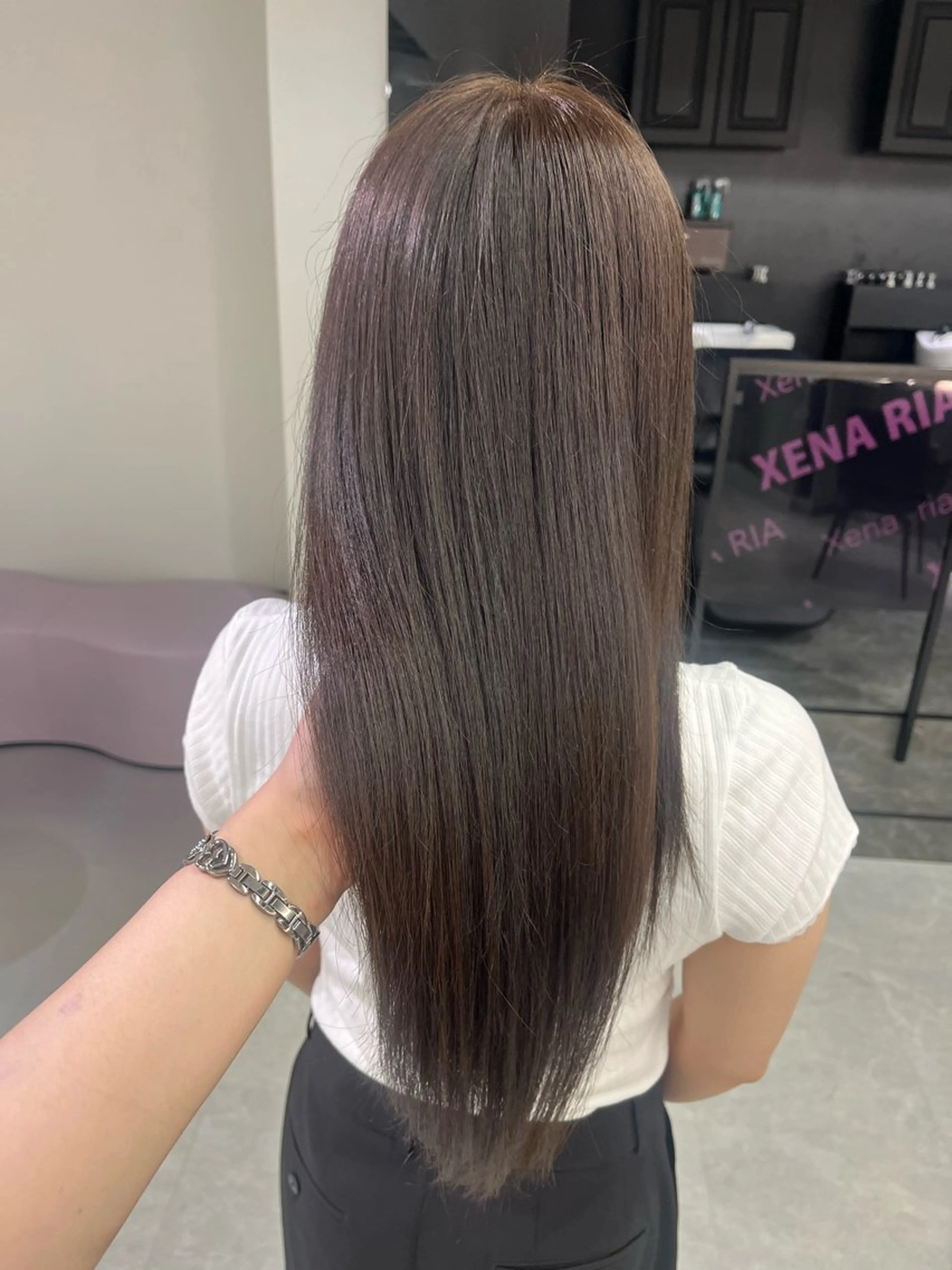 カラー ブラウンカラー ririka /ブリーチカラーのヘアスタイル