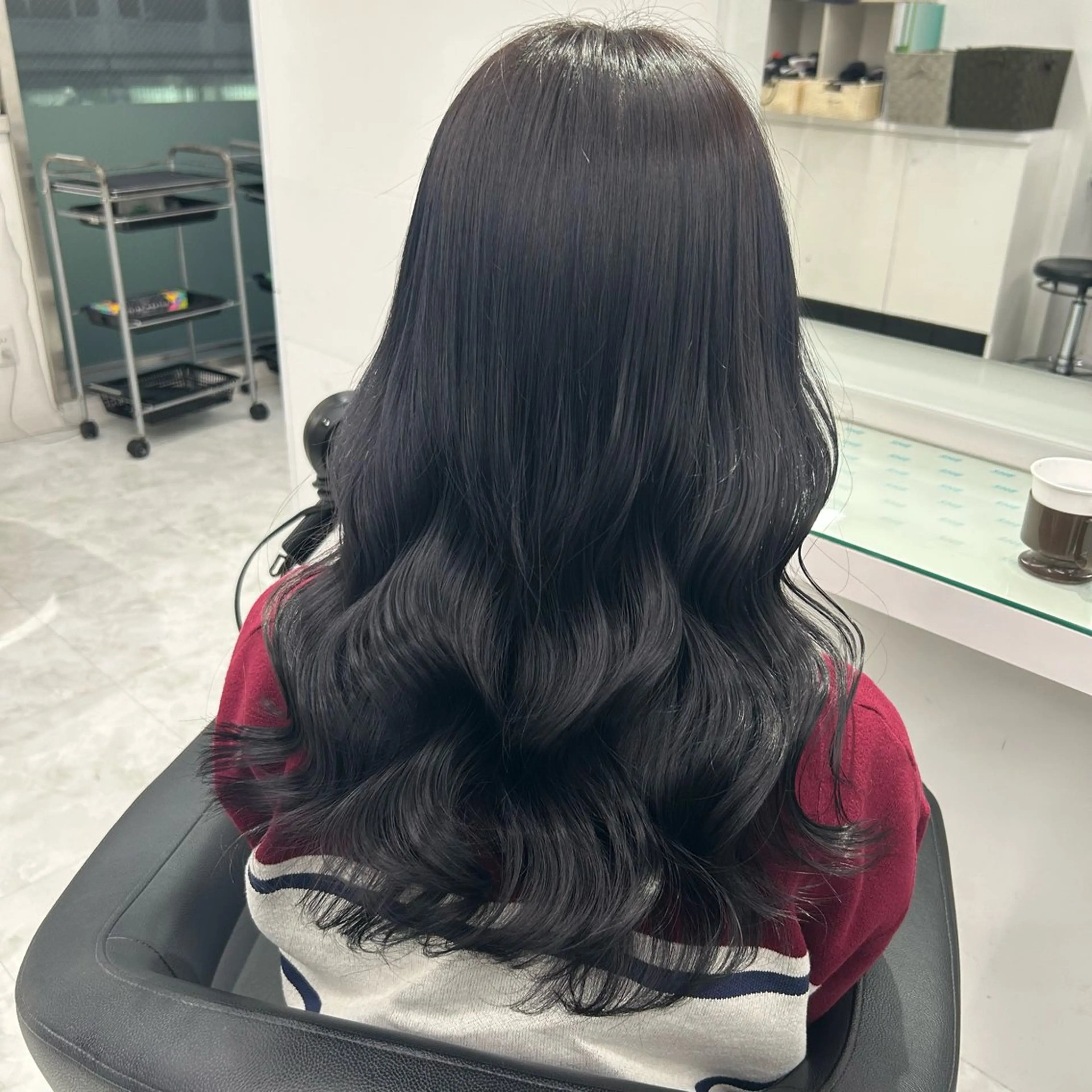 セミロング 🤍大人っぽ韓国暗髪 🤍Asuka🤍のヘアスタイル