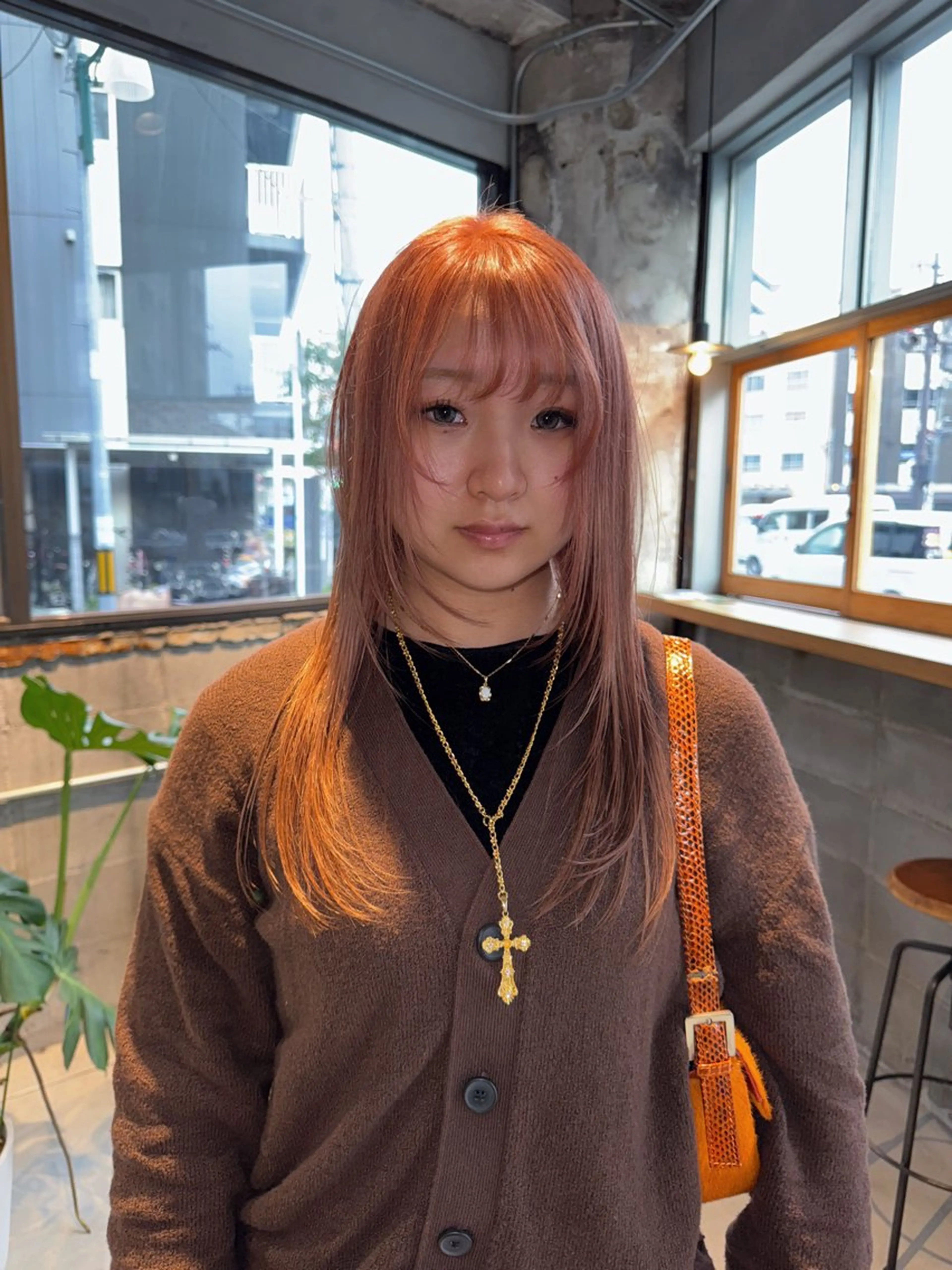 ロング カラー ヘアカラー L/MA所属・MIKU /カラー/ハイトーンのヘアスタイル