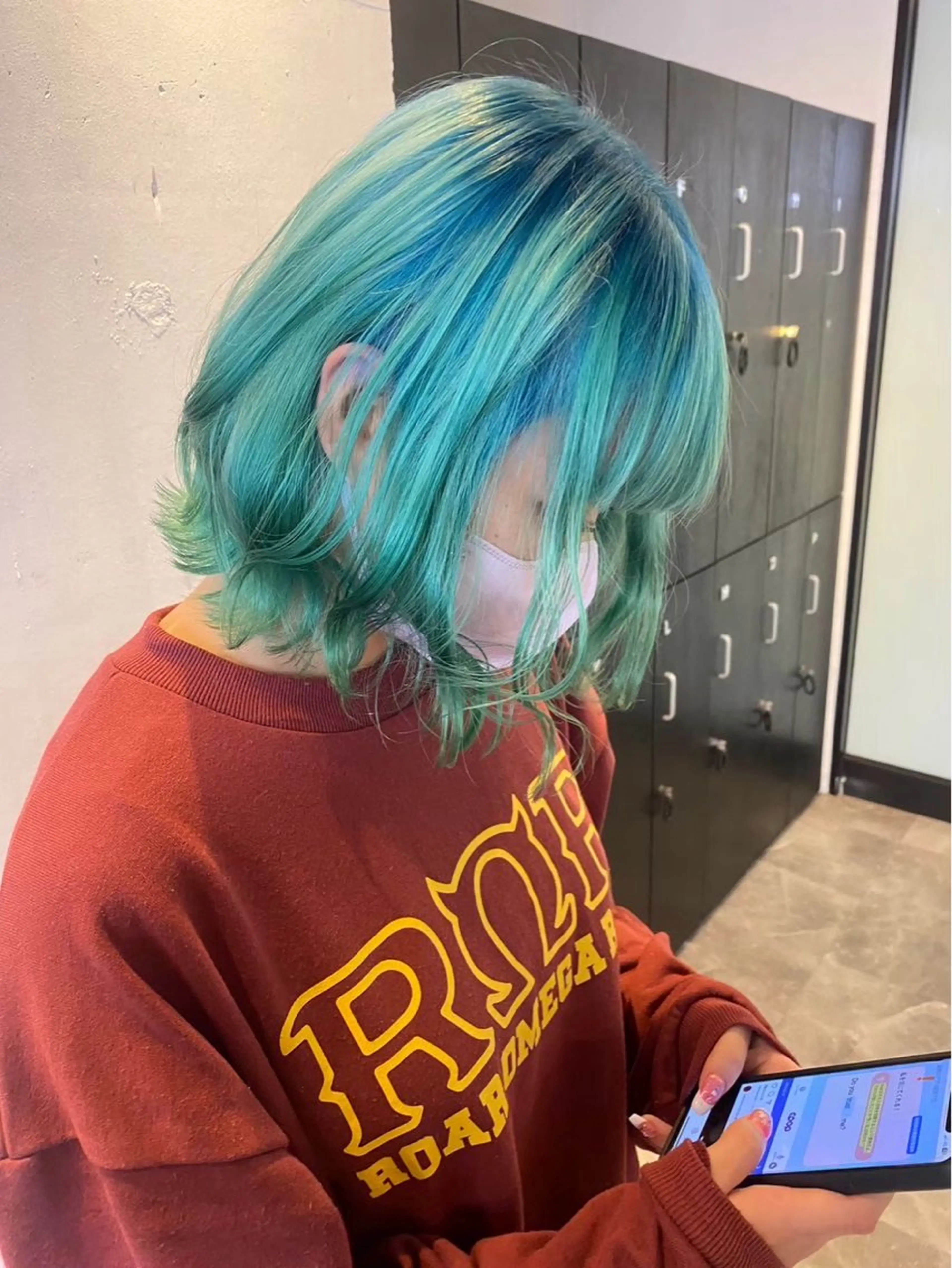 ミディアム カラー ブリーチカラー特化 ✨️永井諒のヘアスタイル