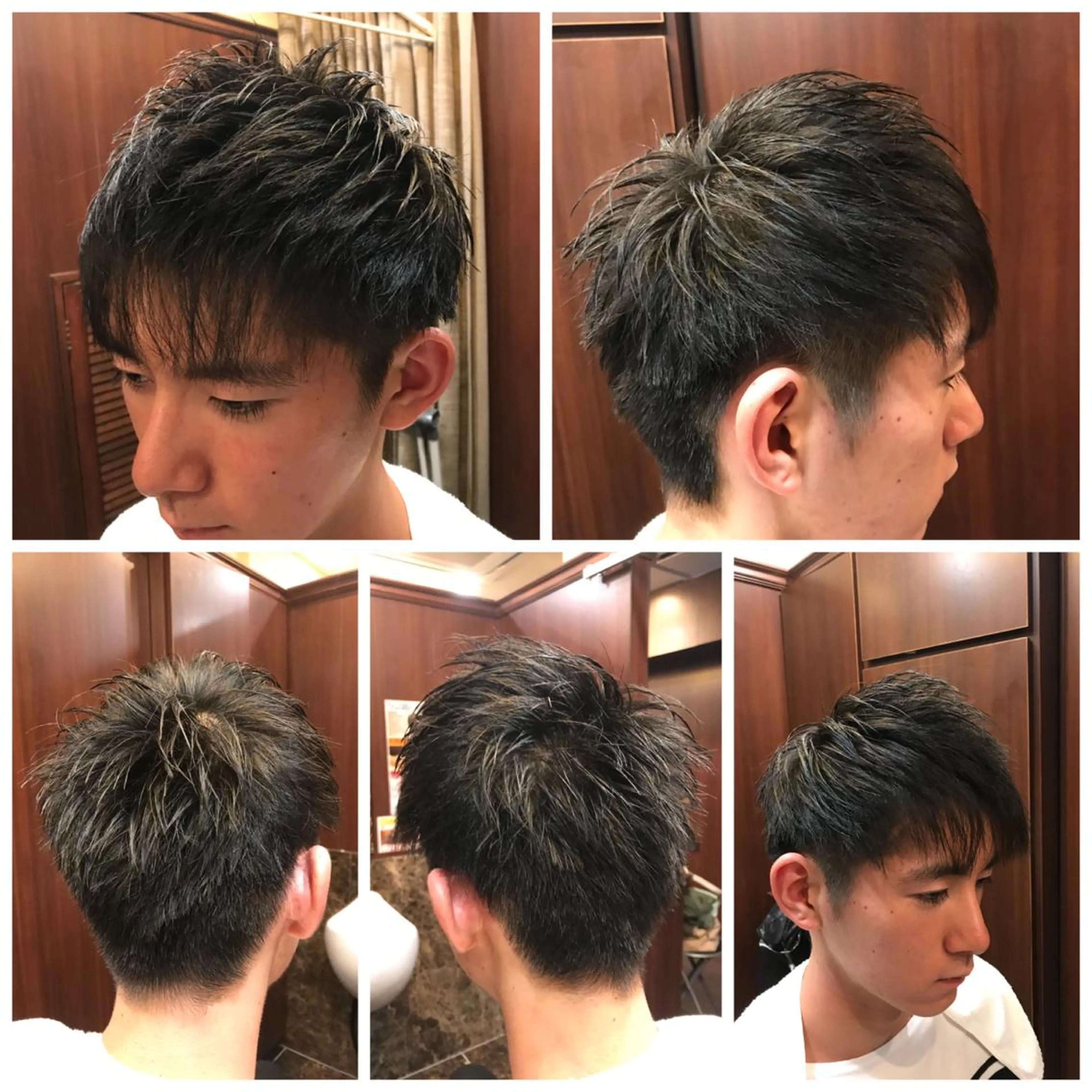 ショート 岡部 迅のヘアスタイル