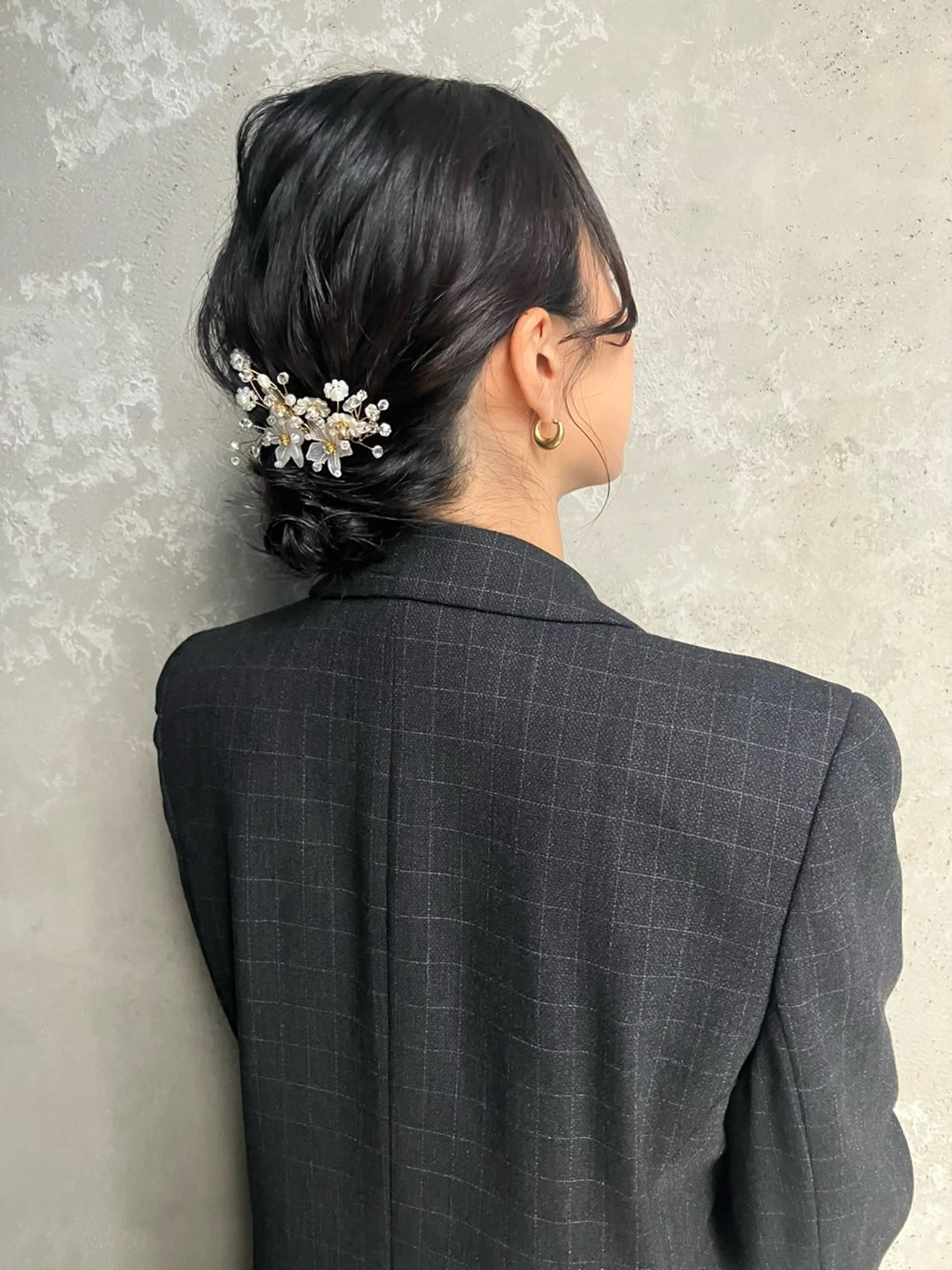 ヘアアレンジ 結婚式・ブライダル カット ヘアカラー トリートメント ヘッドスパ ヘアセット grand story/colulu渋谷2号店所属・kotona 🤍miuraのヘアスタイル
