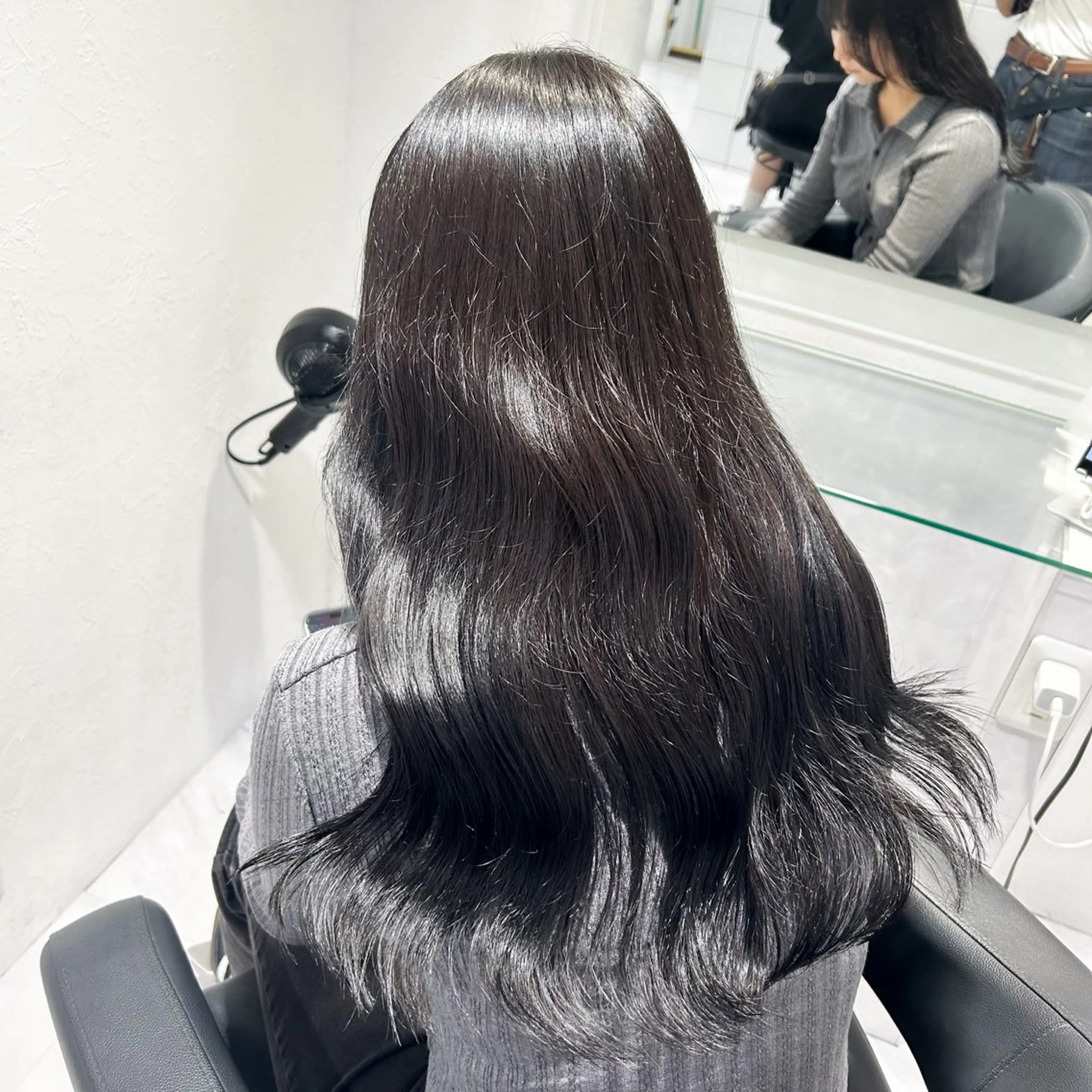 ロング カラー 表参道/透明感カラー /暗髪/ジュキヤのヘアスタイル